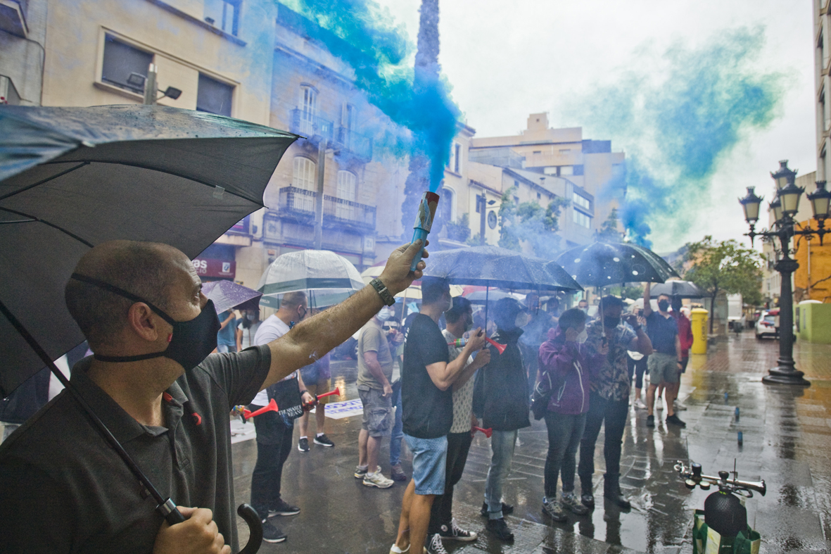 FOTOS: Protesta de la Policia Municipal de Terrassa
