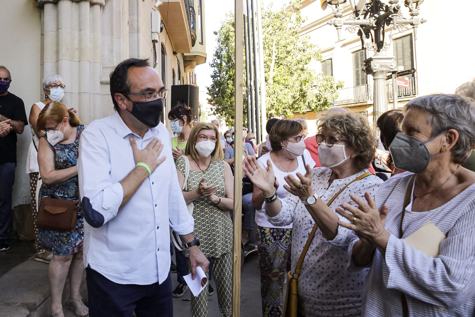 Josep Rull, protagonista dels Cants per la Llibertat del Raval