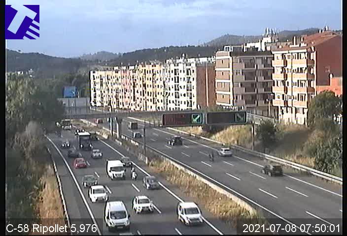 Poques retencions a la carretera