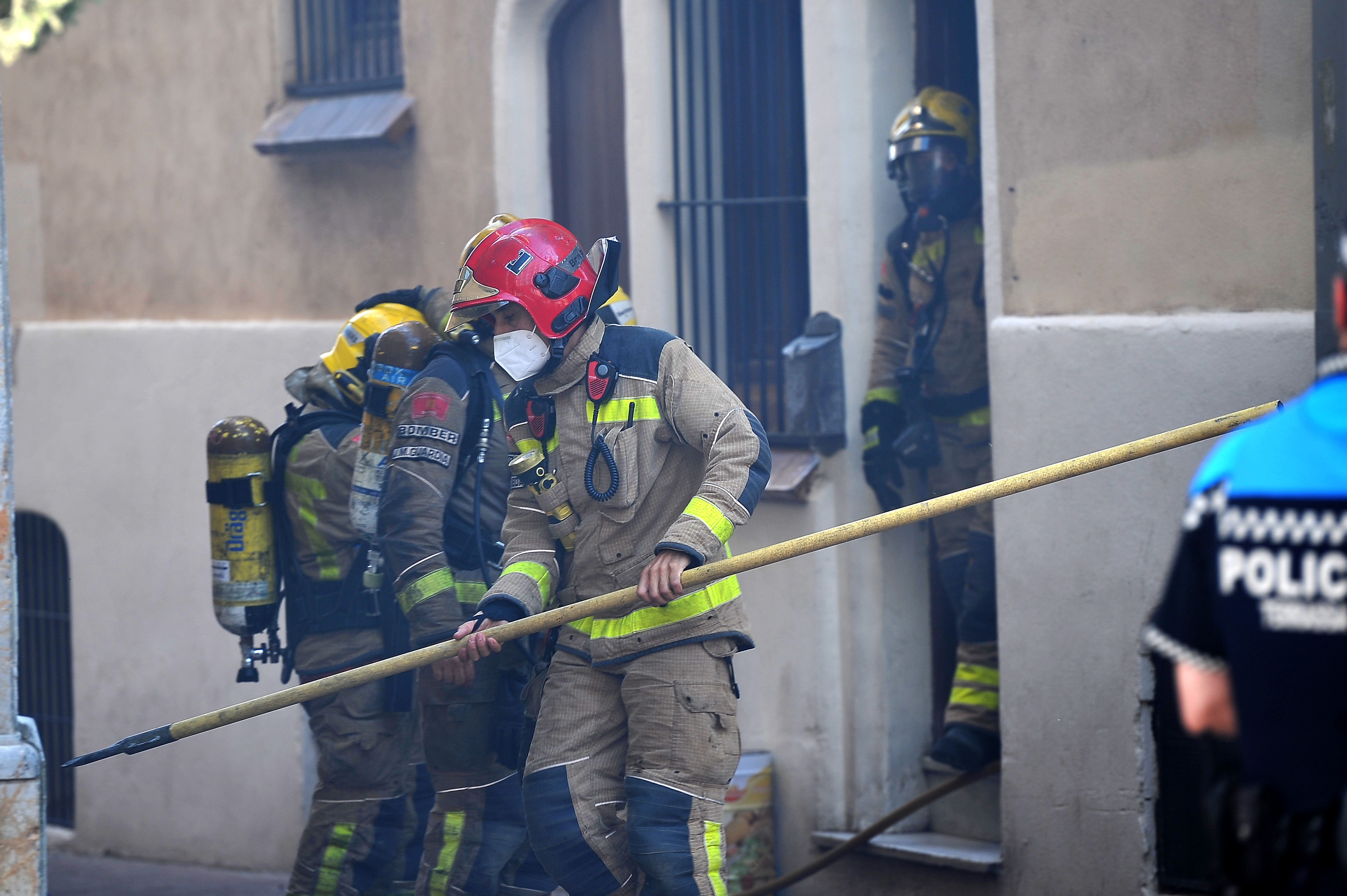 Incendi amb fuita de gas
