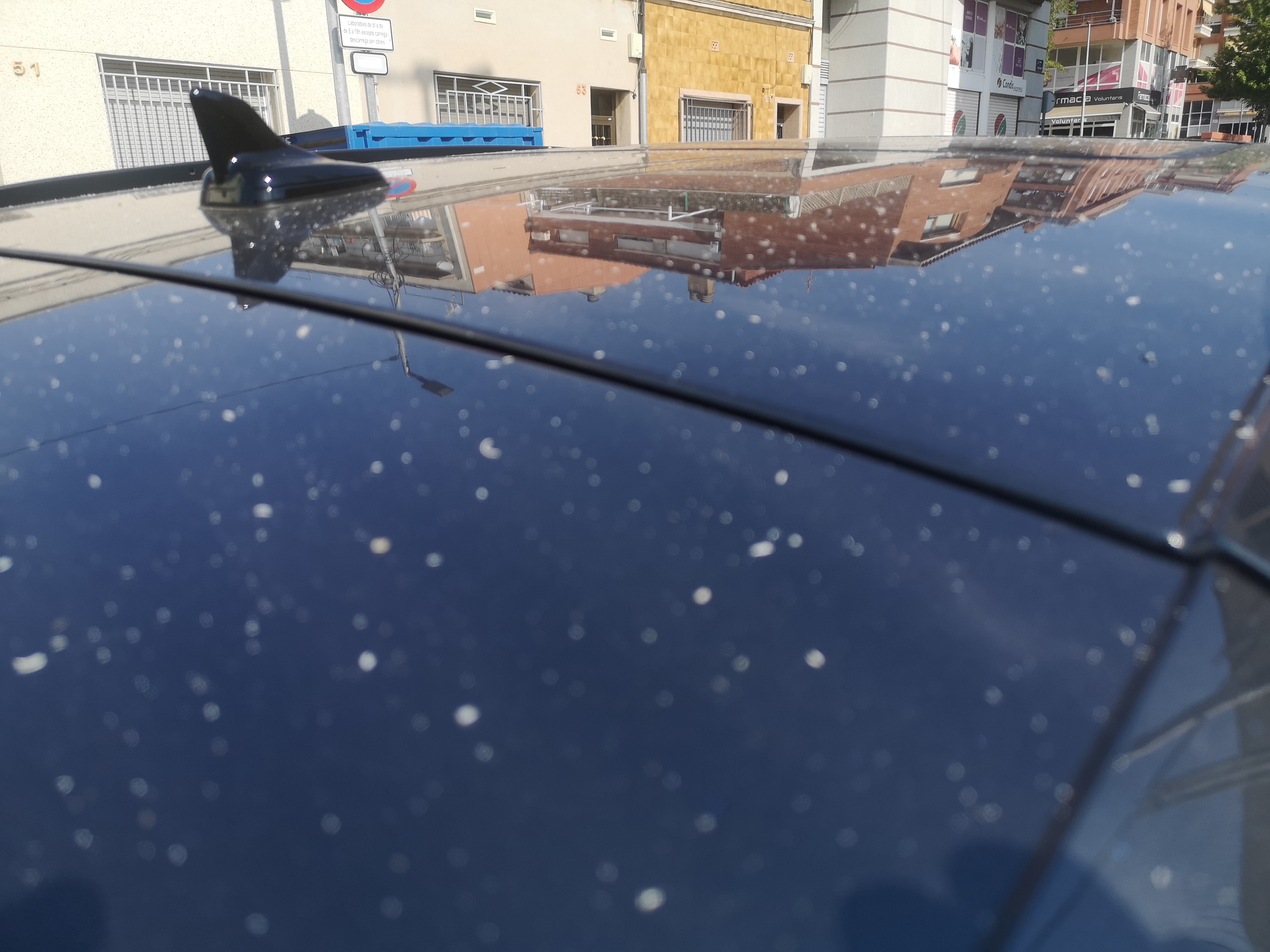 Pluja de cendra a Terrassa