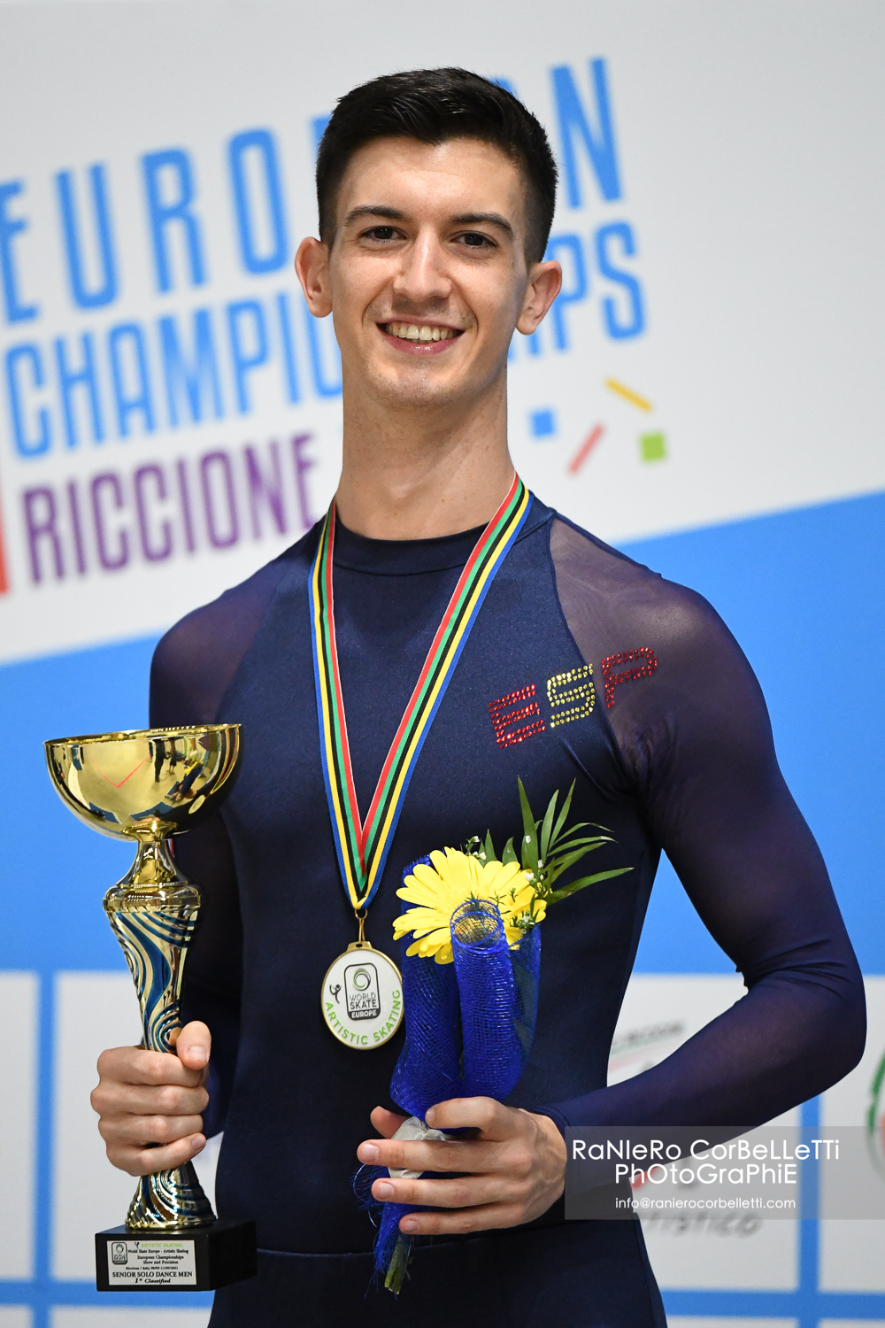 Llorenç Álvarez, campió d’Europa de patinatge Solo Dance