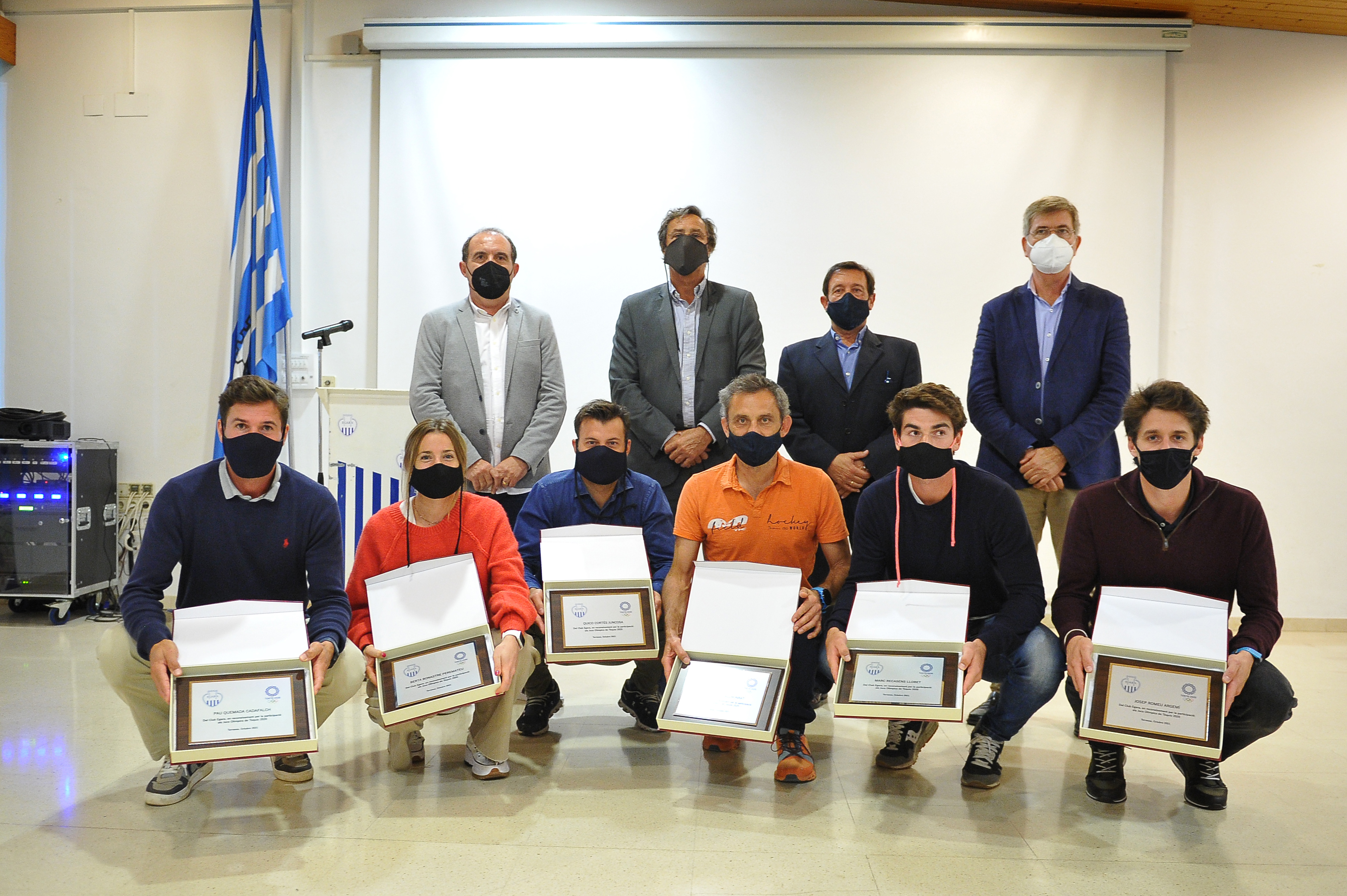 Sentit homenatge del Club Egara als seus olímpics a Tòquio