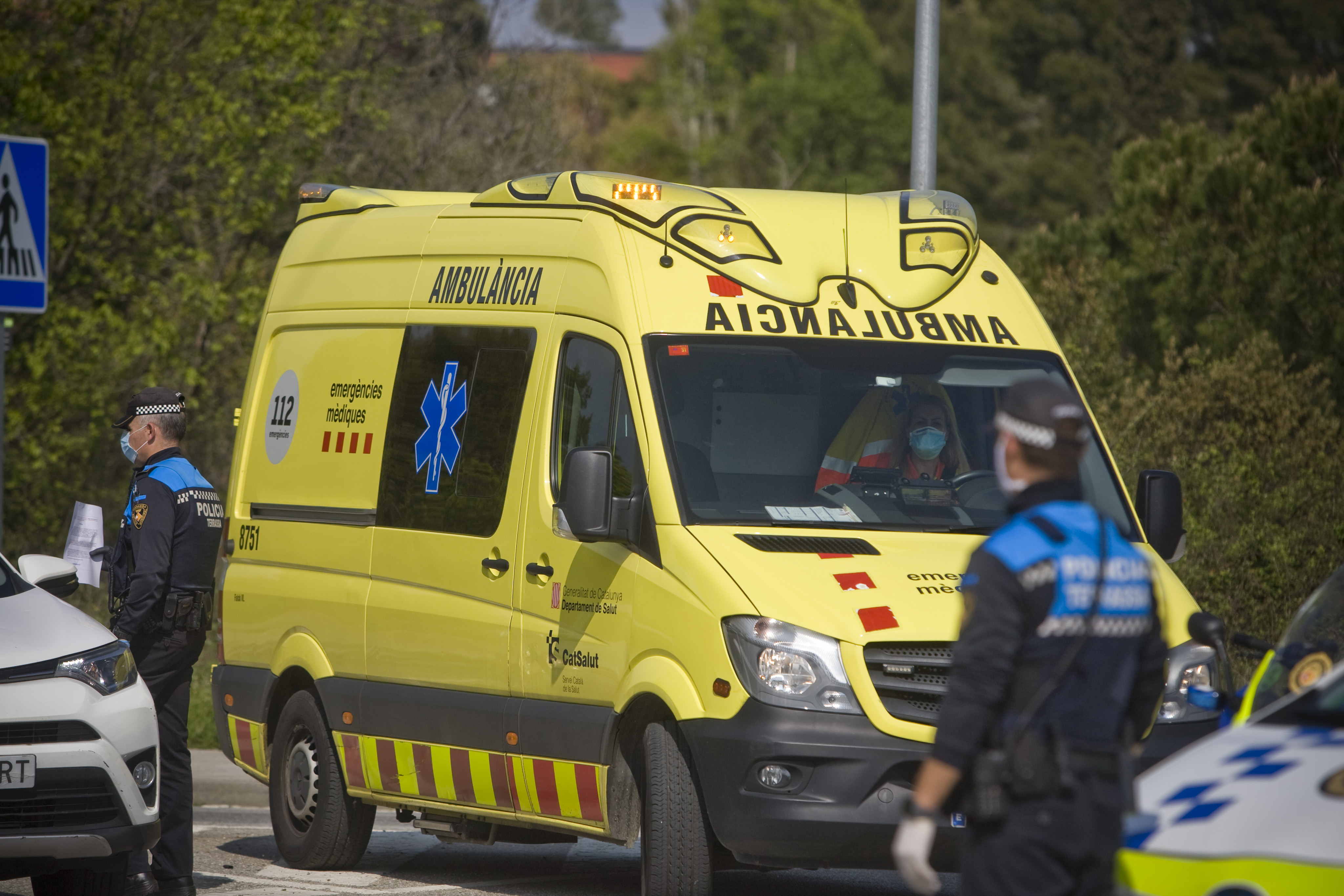 Espectacular accident al polígon Nord