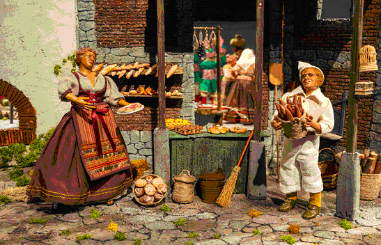 El pessebre napolità de Josep Massagué torna al Museu Tèxtil