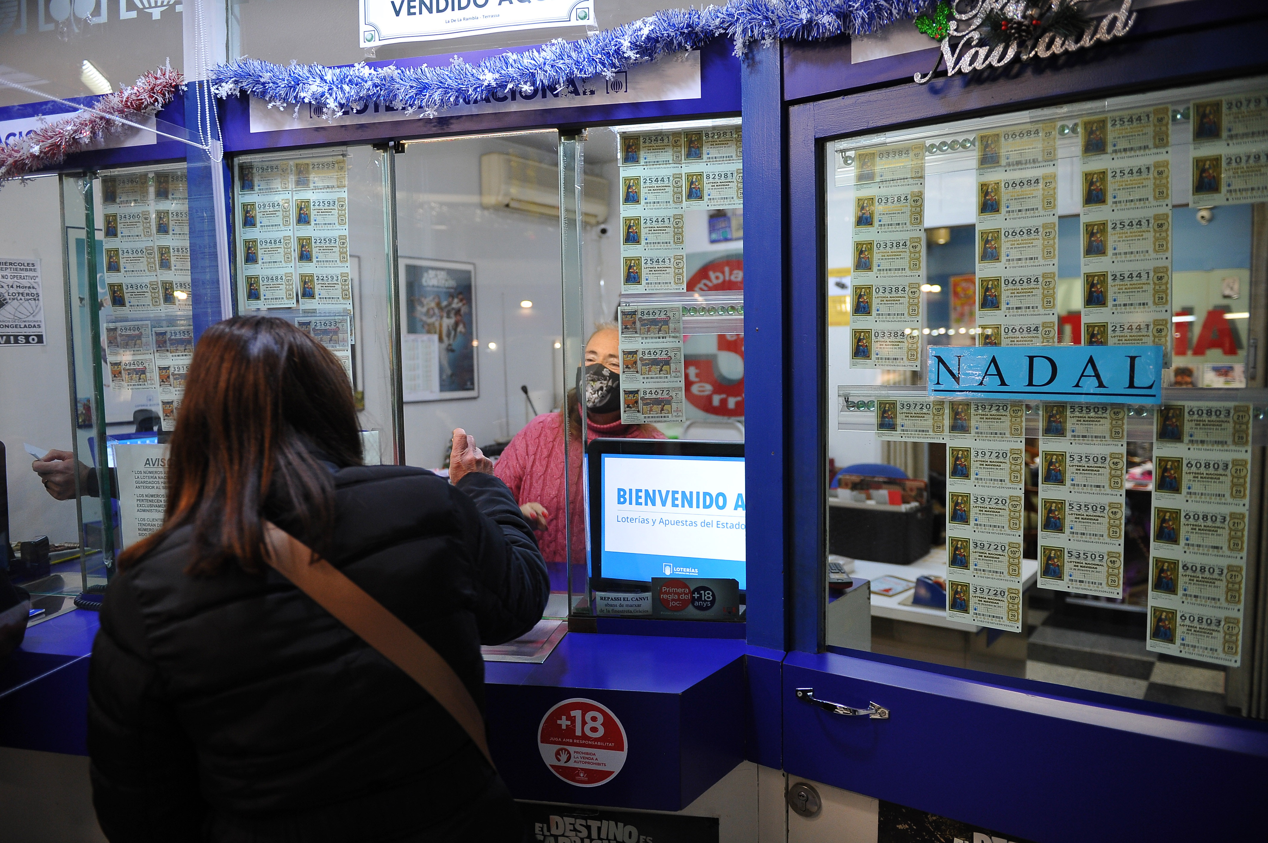 La Loteria de Nadal passa de llarg a Terrassa