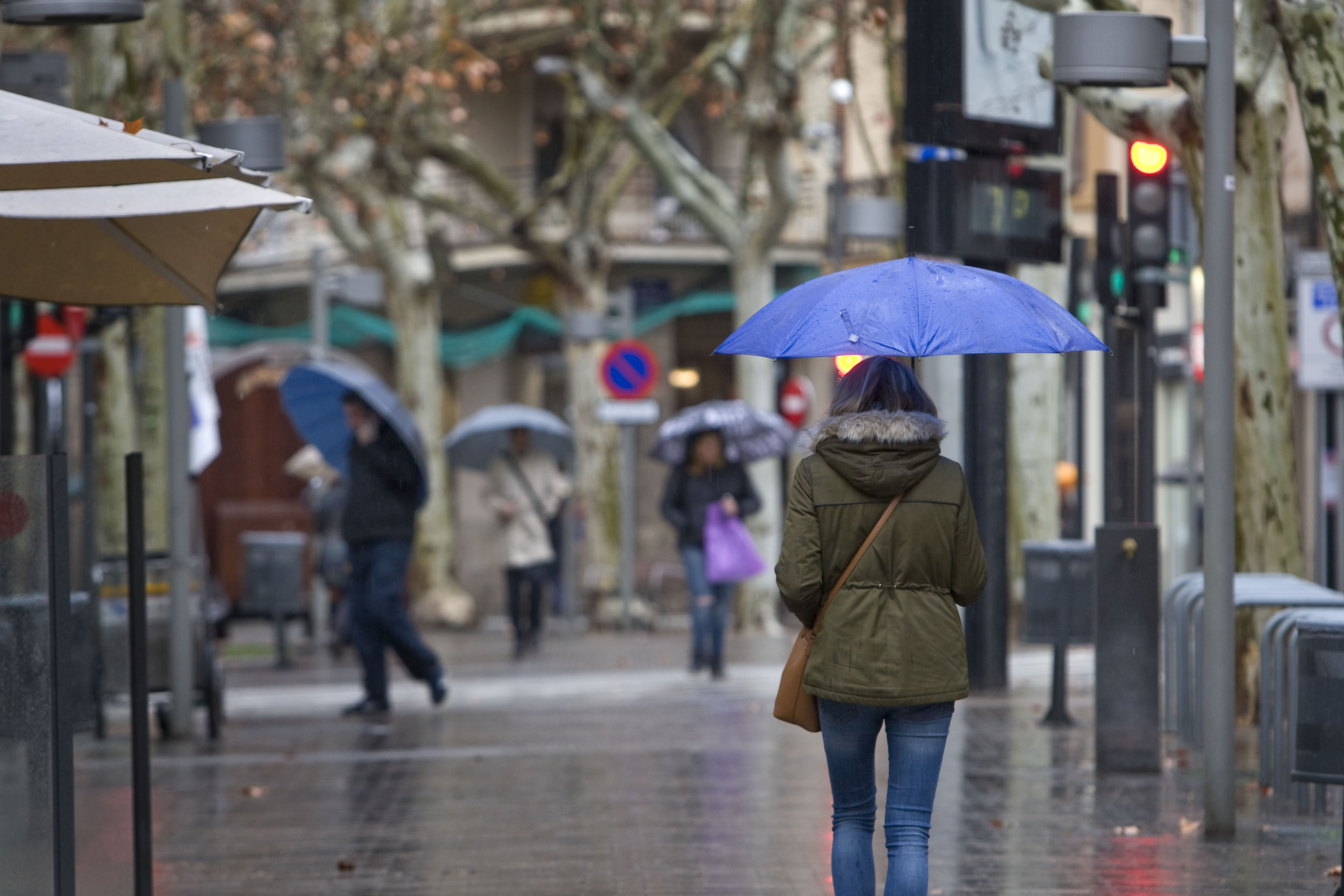 Núvols i pluja