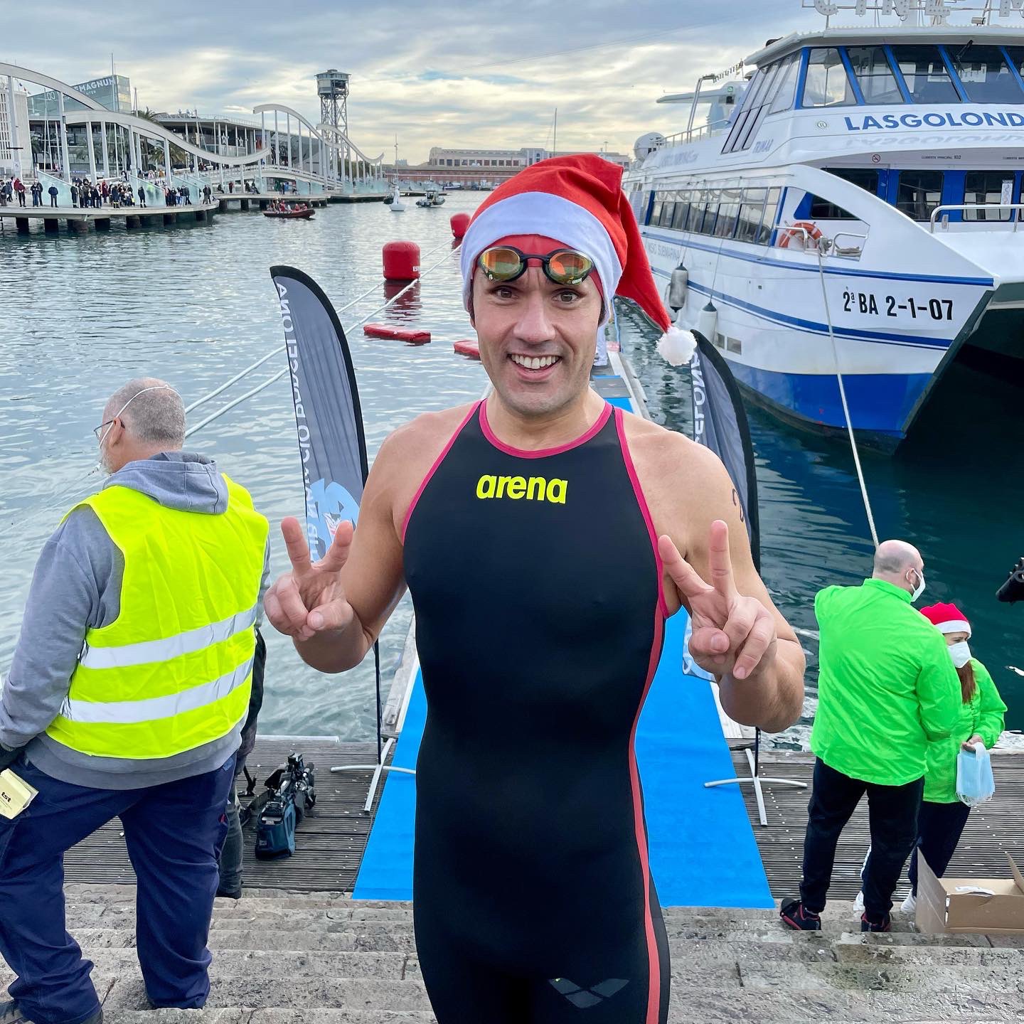 Mario Guillén, segon a la SwimSilvestre de Mataró