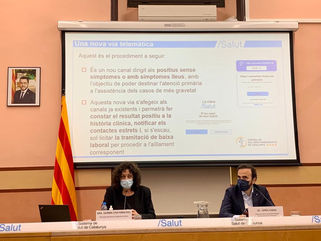Salut habilita les farmàcies adherides per notificar els positius en tests d'antígens