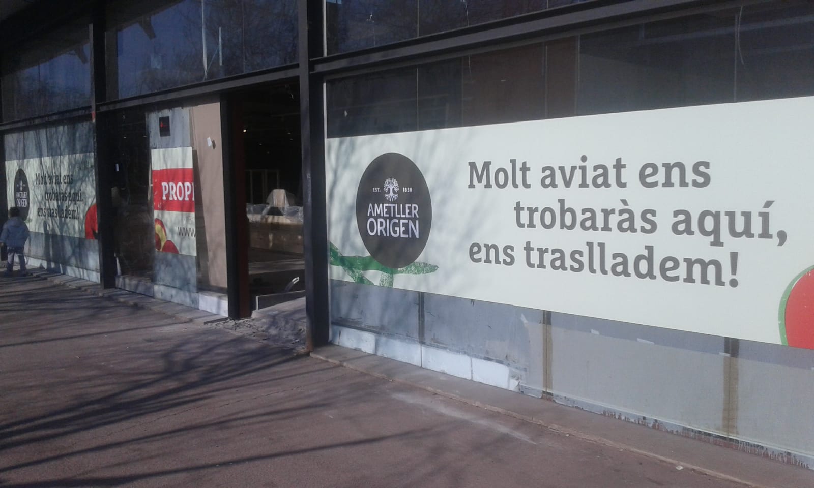 Ametller tanca la botiga de Sant Pere Nord de Terrassa