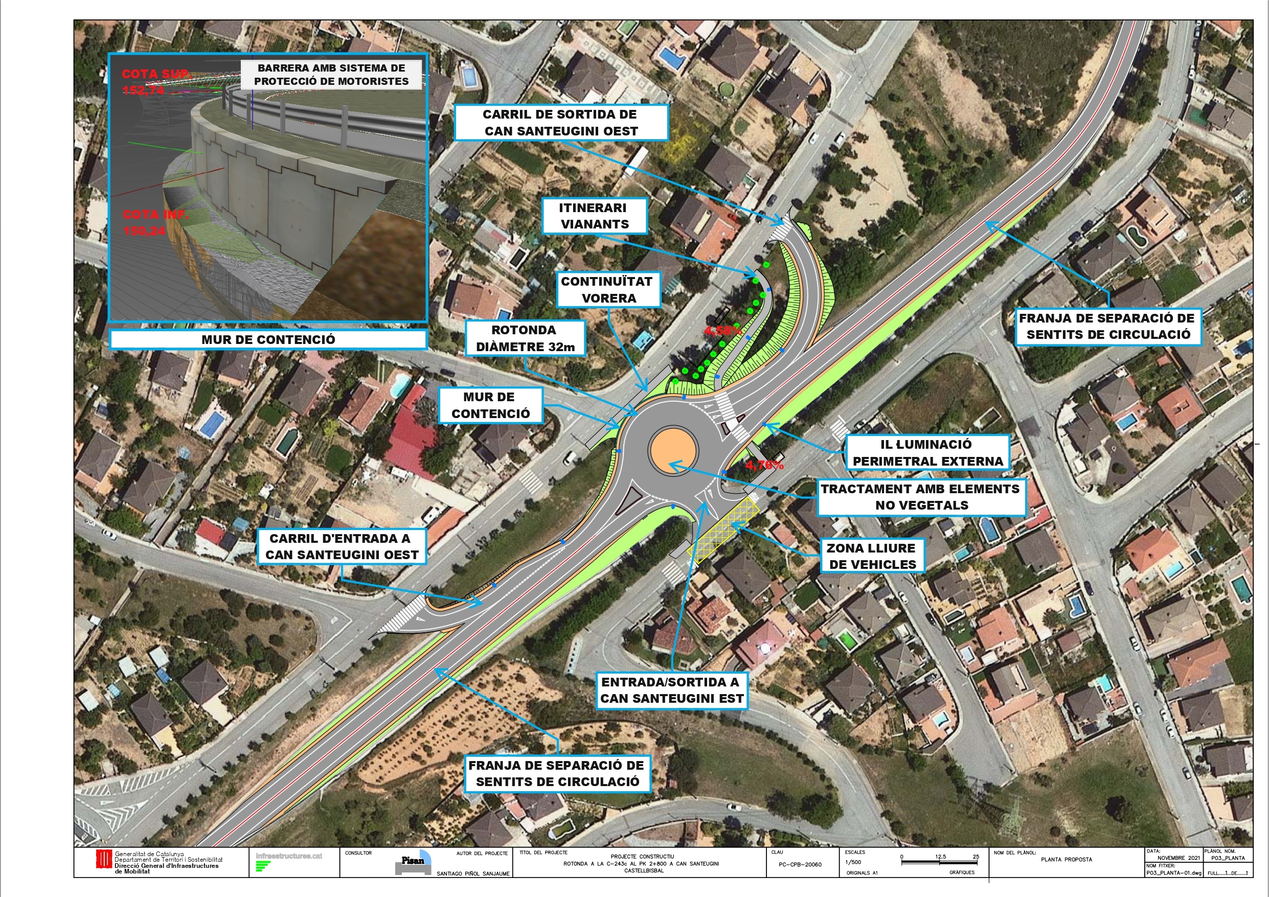 S’inicien els tràmits per construir una rotonda a la C-243c