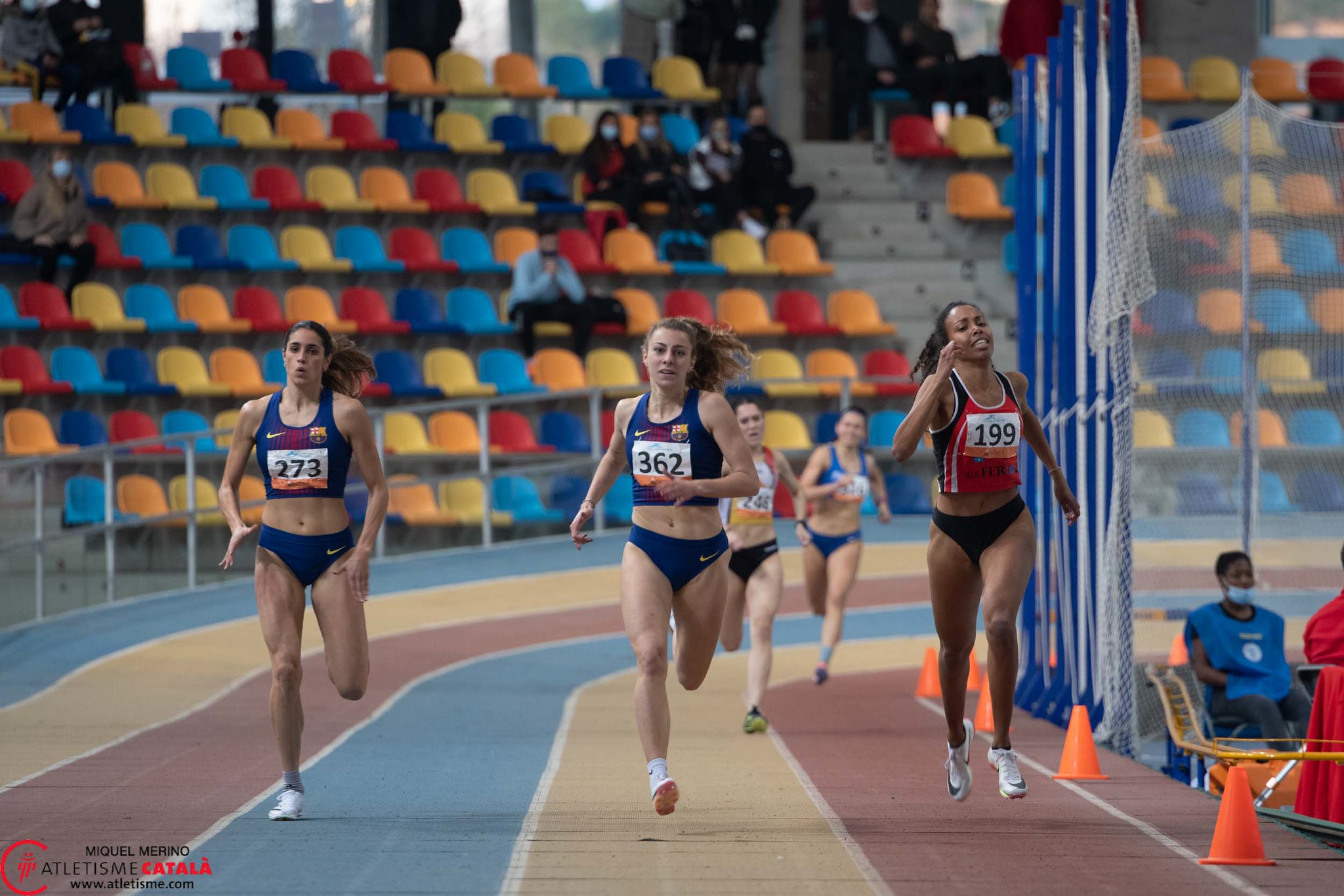 Bronze de Geena Stephens en el campionat català d'atletisme