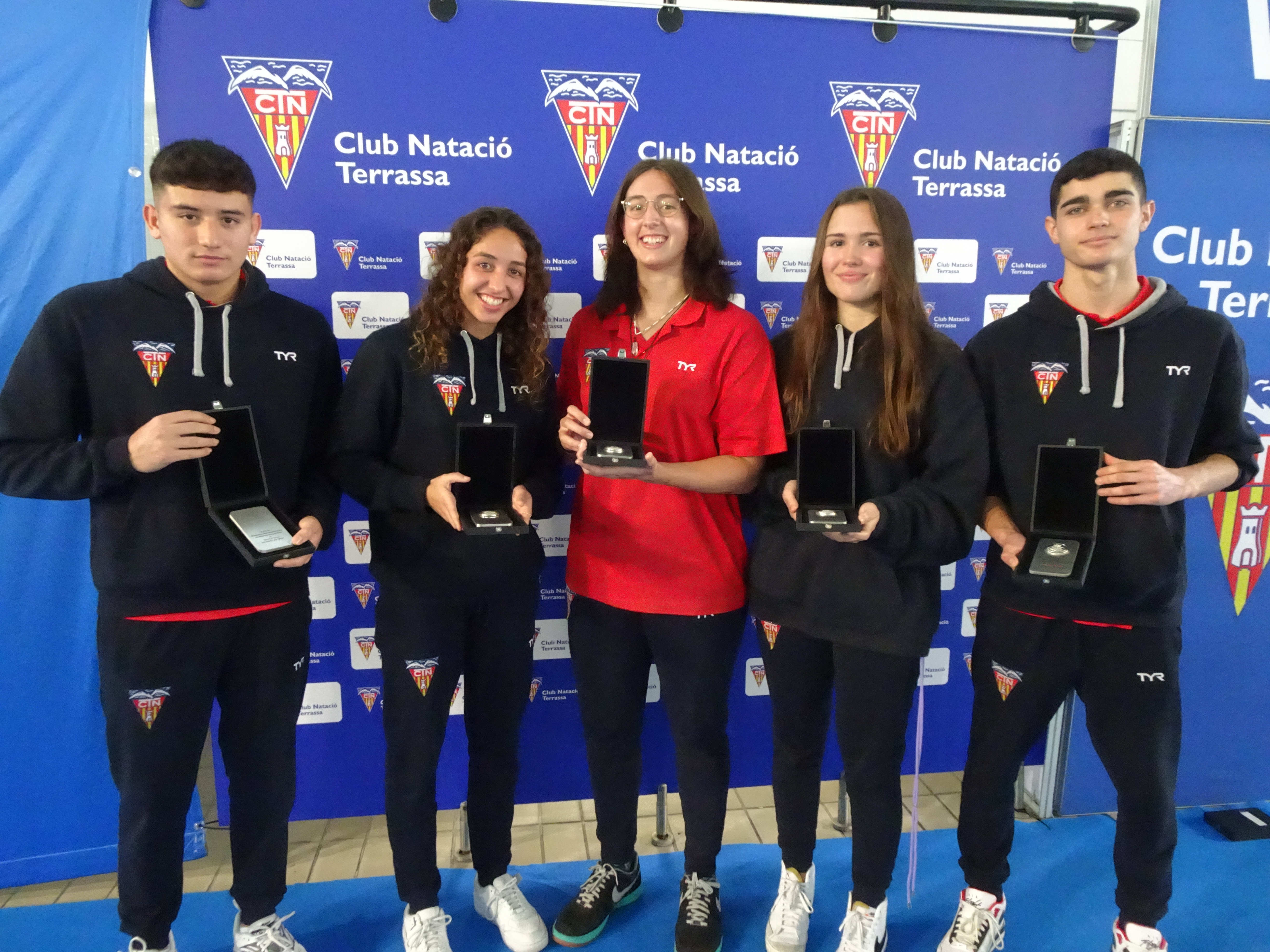 La Federació Espanyola premia cinc waterpolistes del CN Terrassa