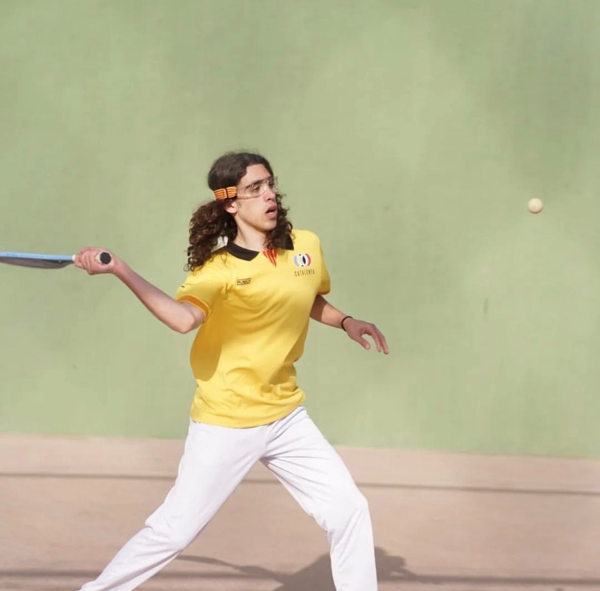 Biel Vaghi, quartfinalista al Nacional juvenil de frontennis