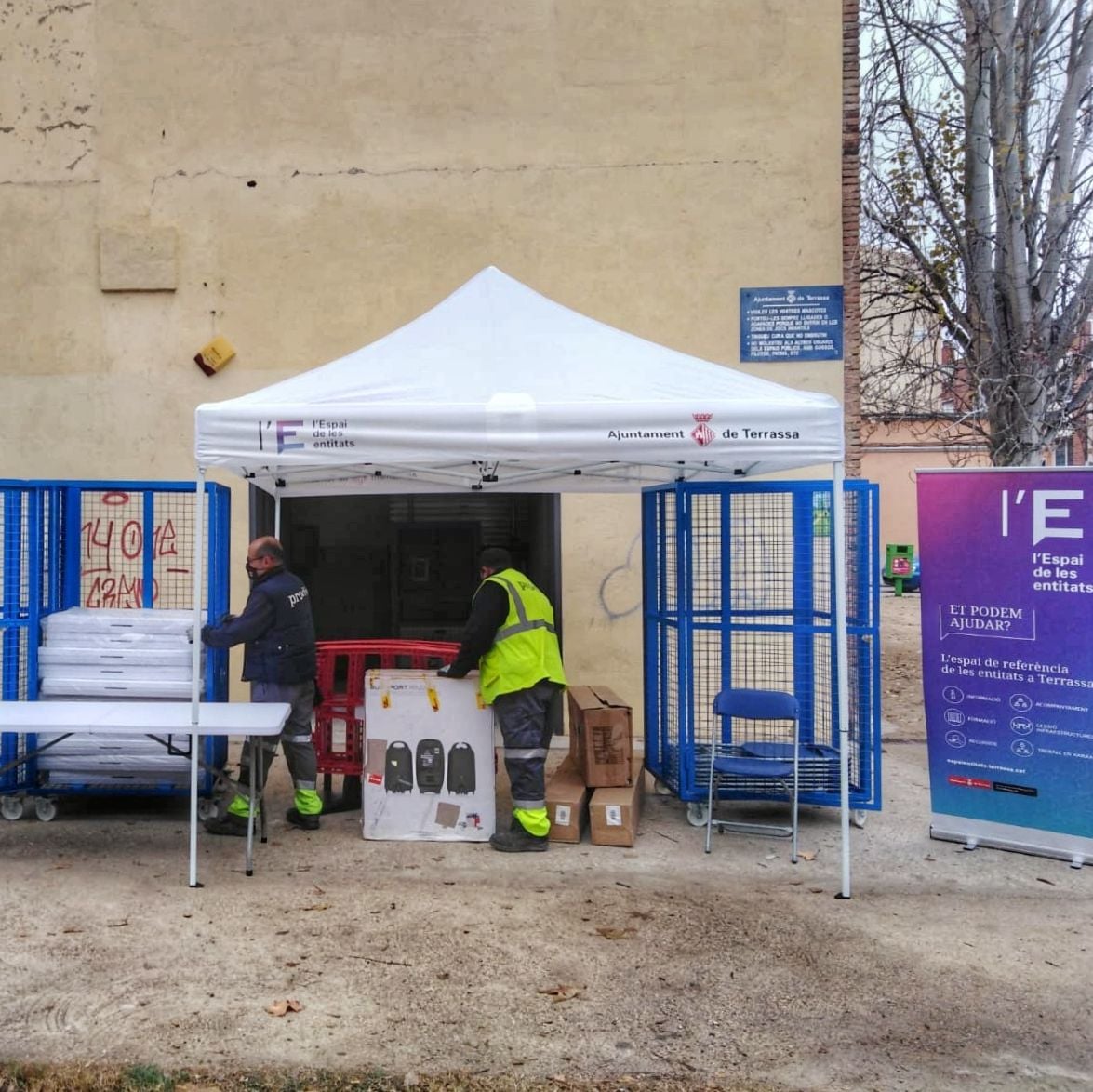 L'Ajuntament de Terrassa renova el material a disposició de les entitats
