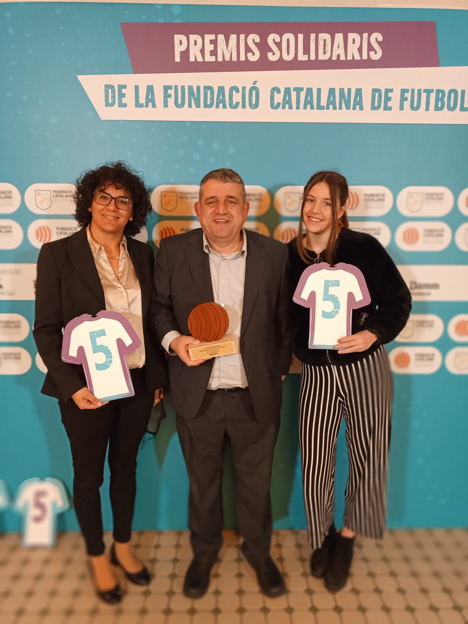 Premi de la Federació Catalana de Futbol a Eusebio Fabregat