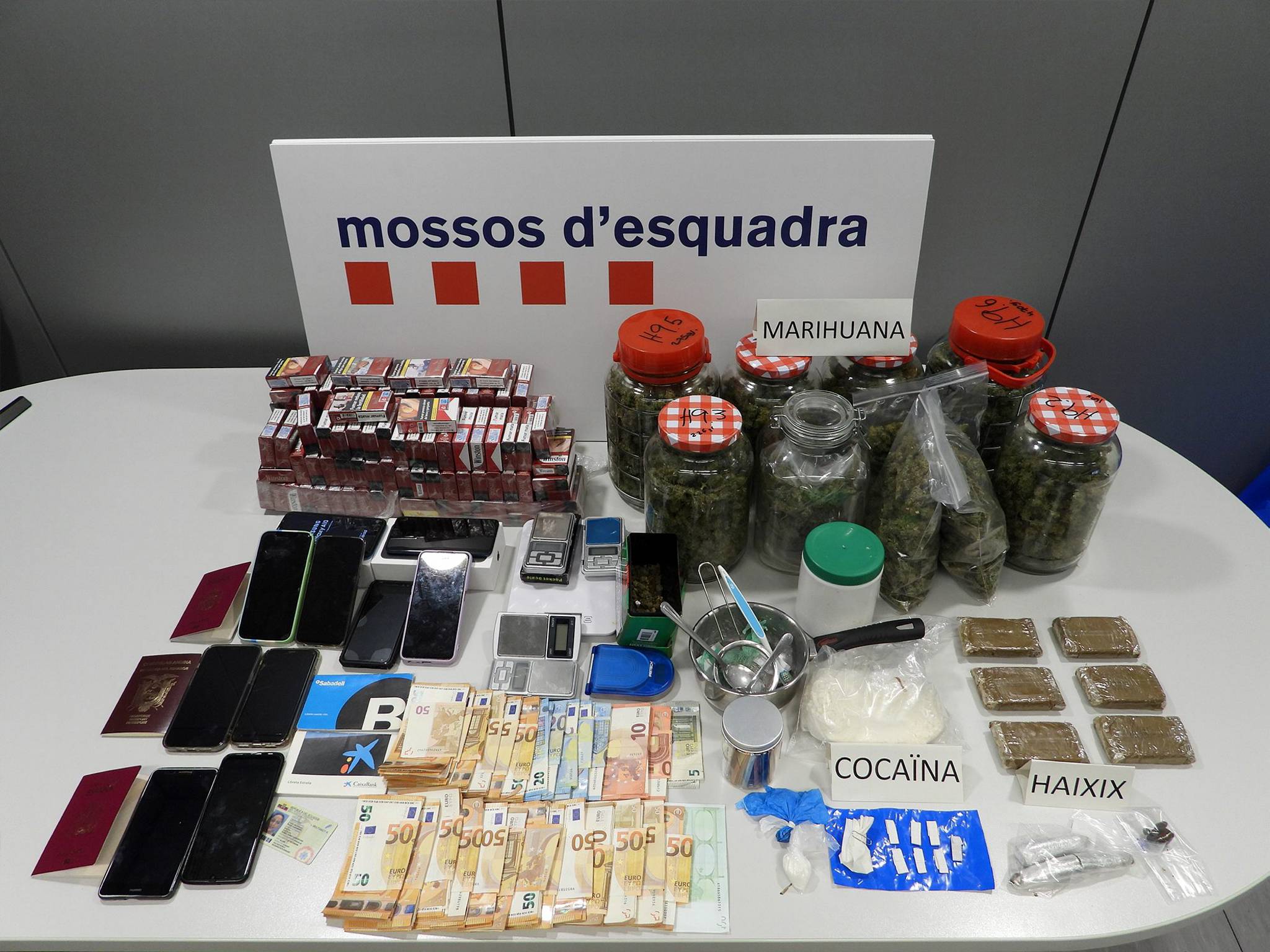 Cau una xarxa de tràfic de drogues que actuava a Brians però també Terrassa