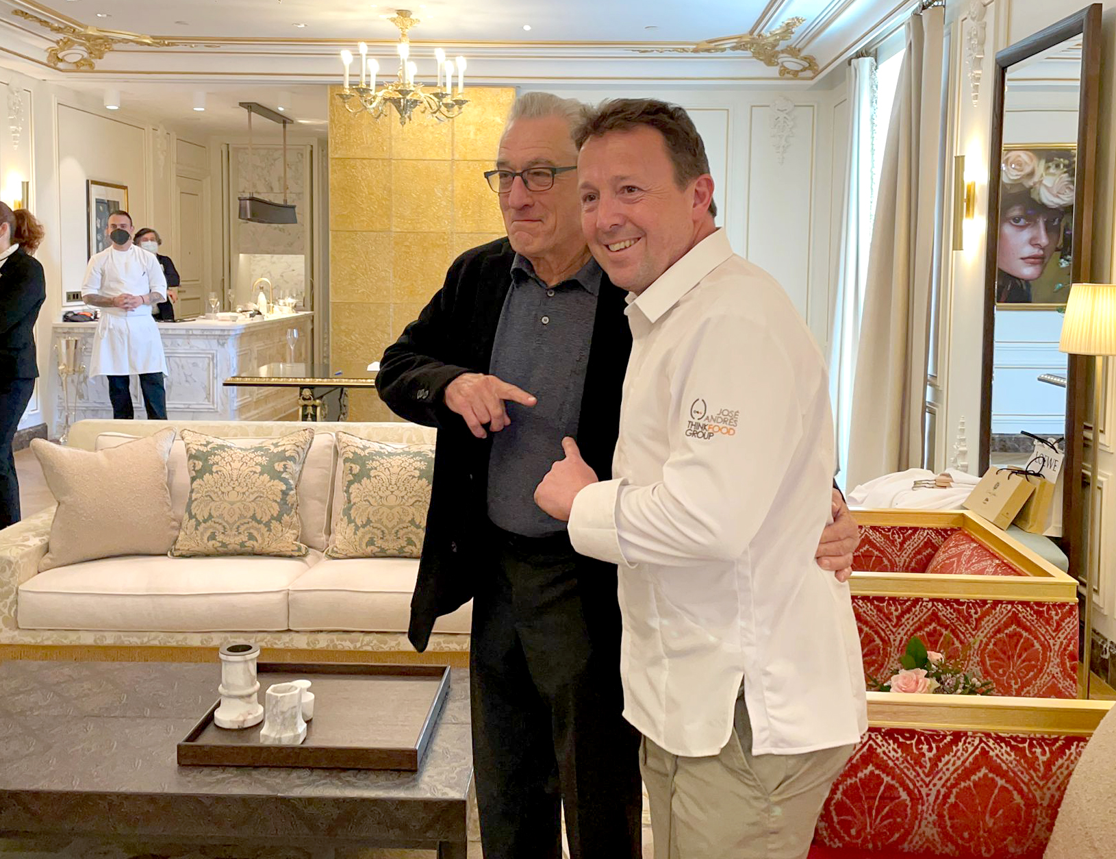 Dos plats de la cuina de Carles Tejedor per a Robert de Niro