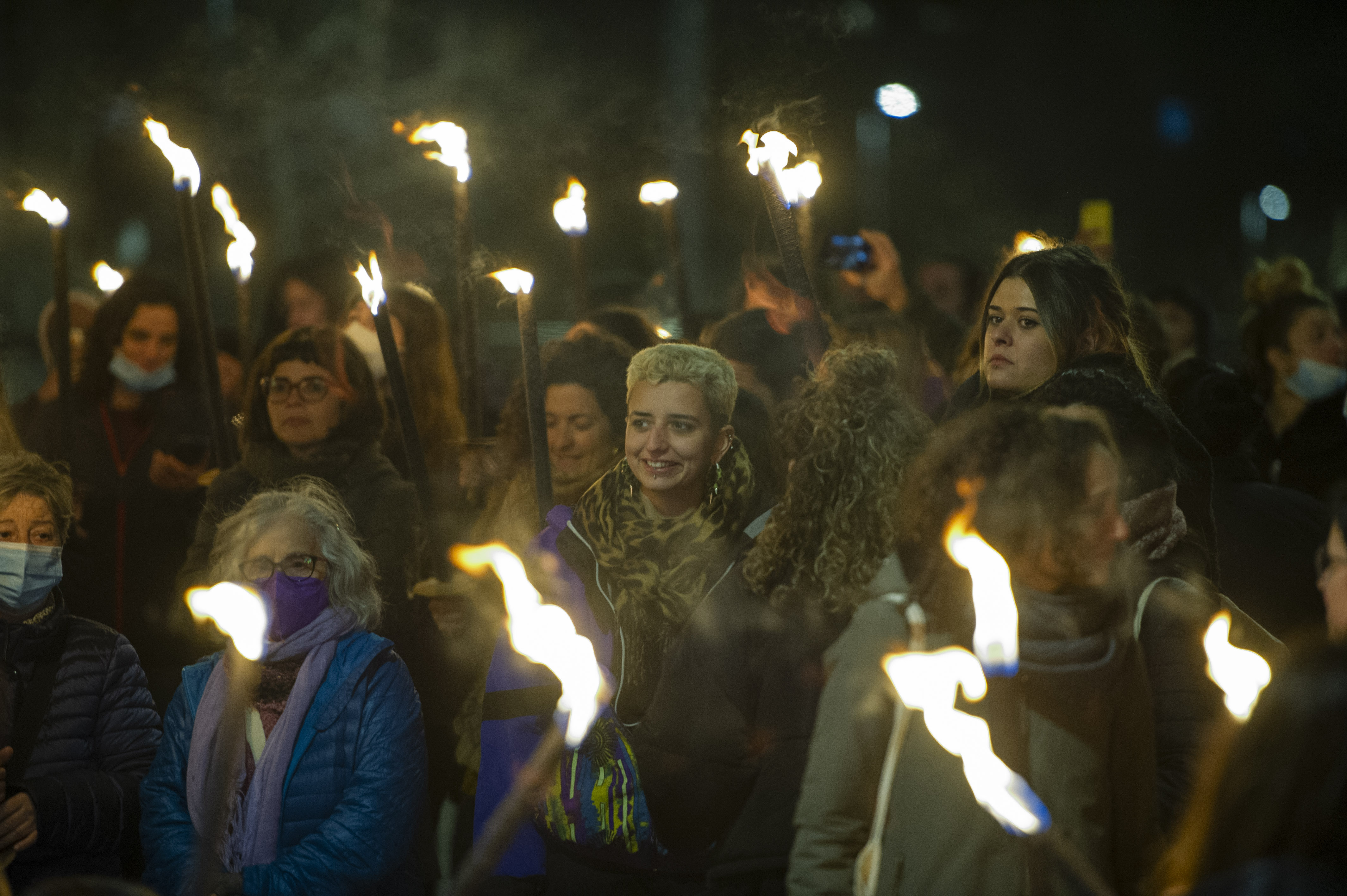 Terrassa viu el Dia Internacional de les Dones al carrer