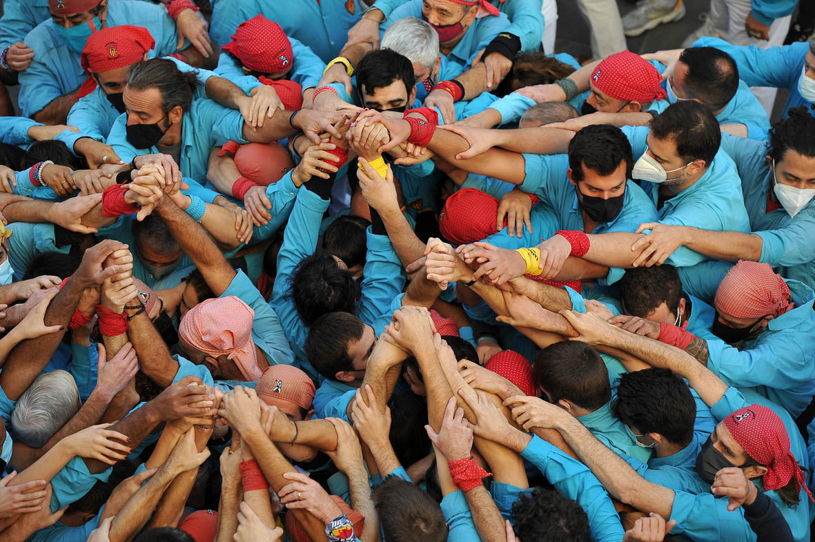 Els Castellers fan pinya amb la salut mental