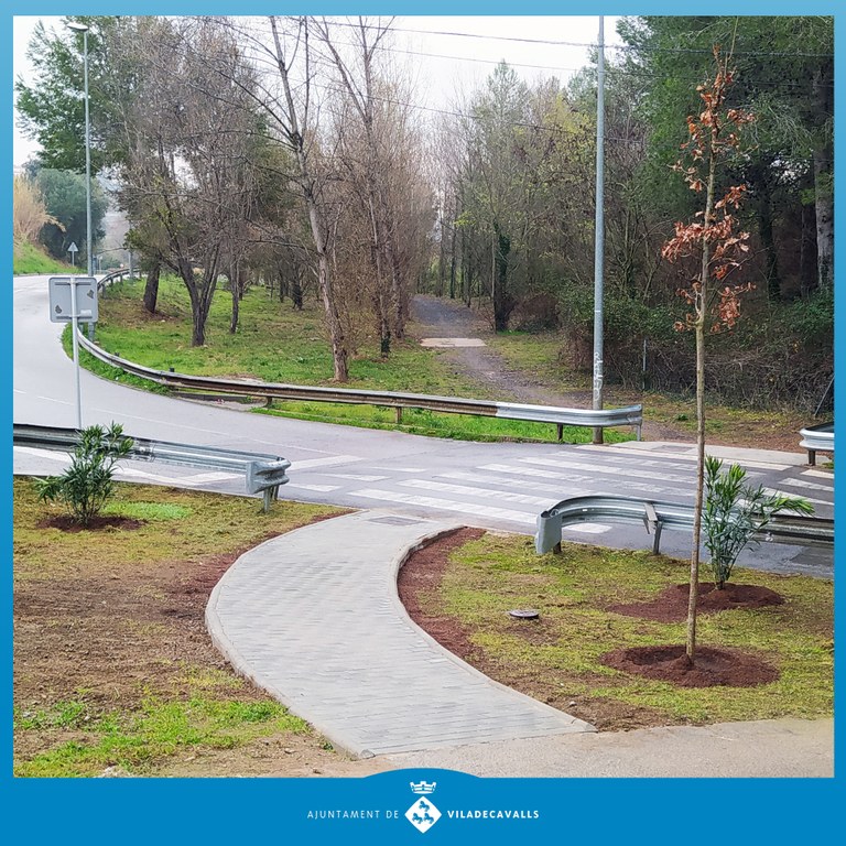Pacifiquen el camí d’accés de l’Estació de Viladecavalls