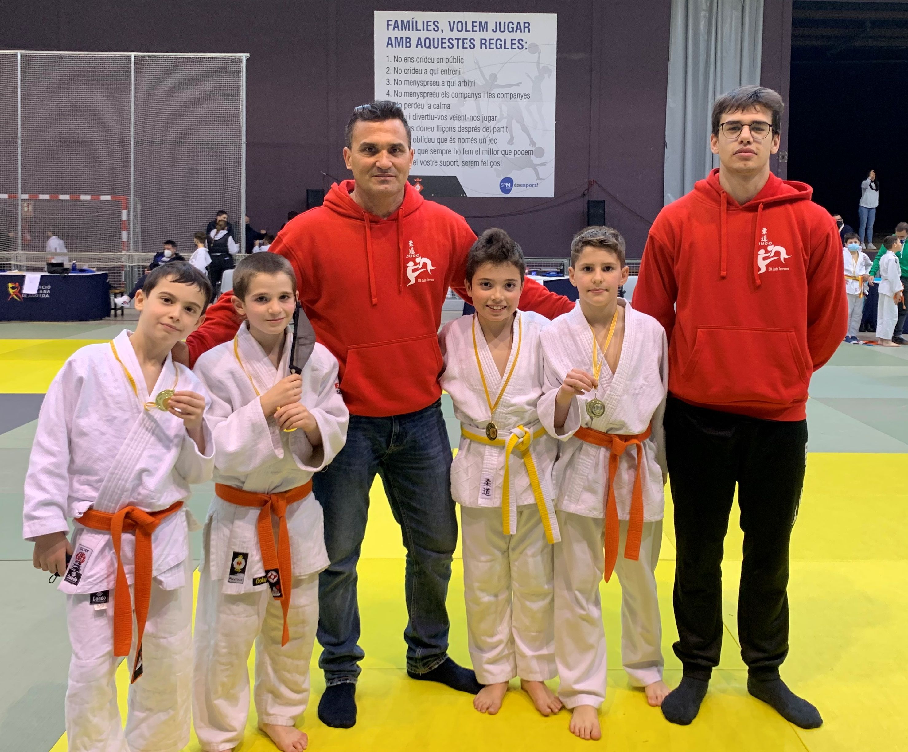 11 medalles del CN Terrassa en la Copa Catalunya aleví i benjamí de judo