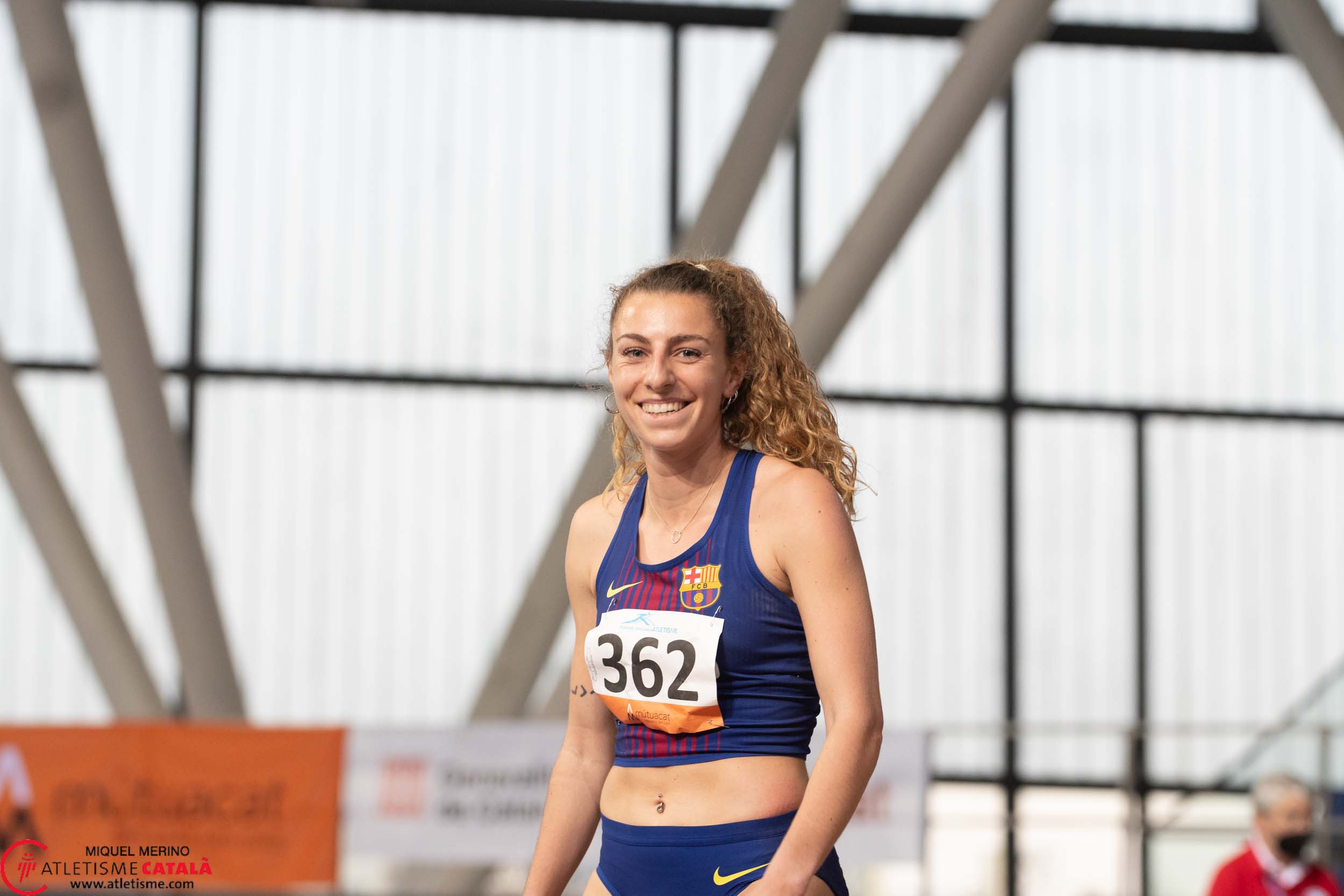 Geena Stephens participa al Mundial de pista coberta