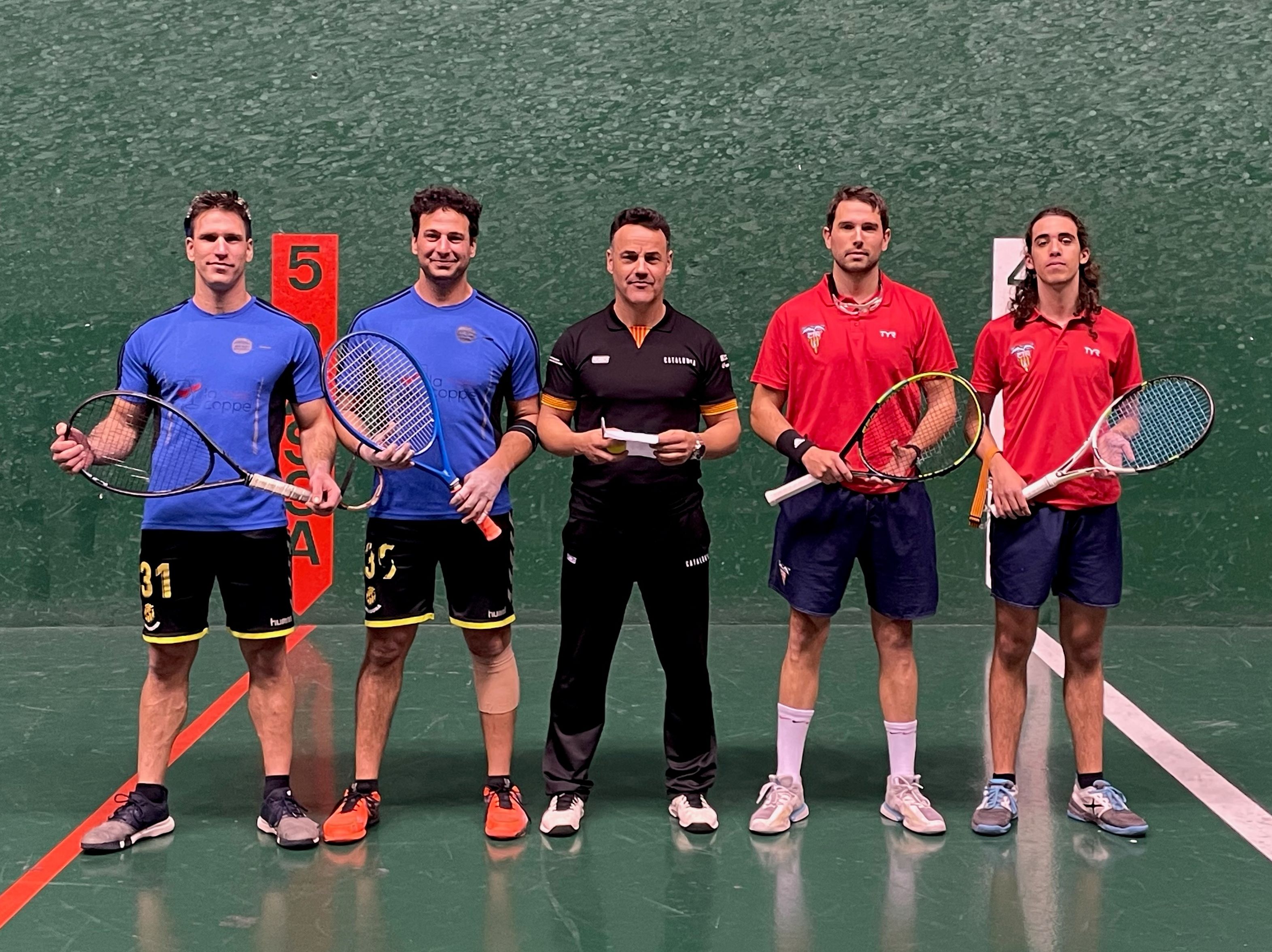 Biel Vaghi i Àlex Navarro guanyen el Campionat de Catalunya de frontennis