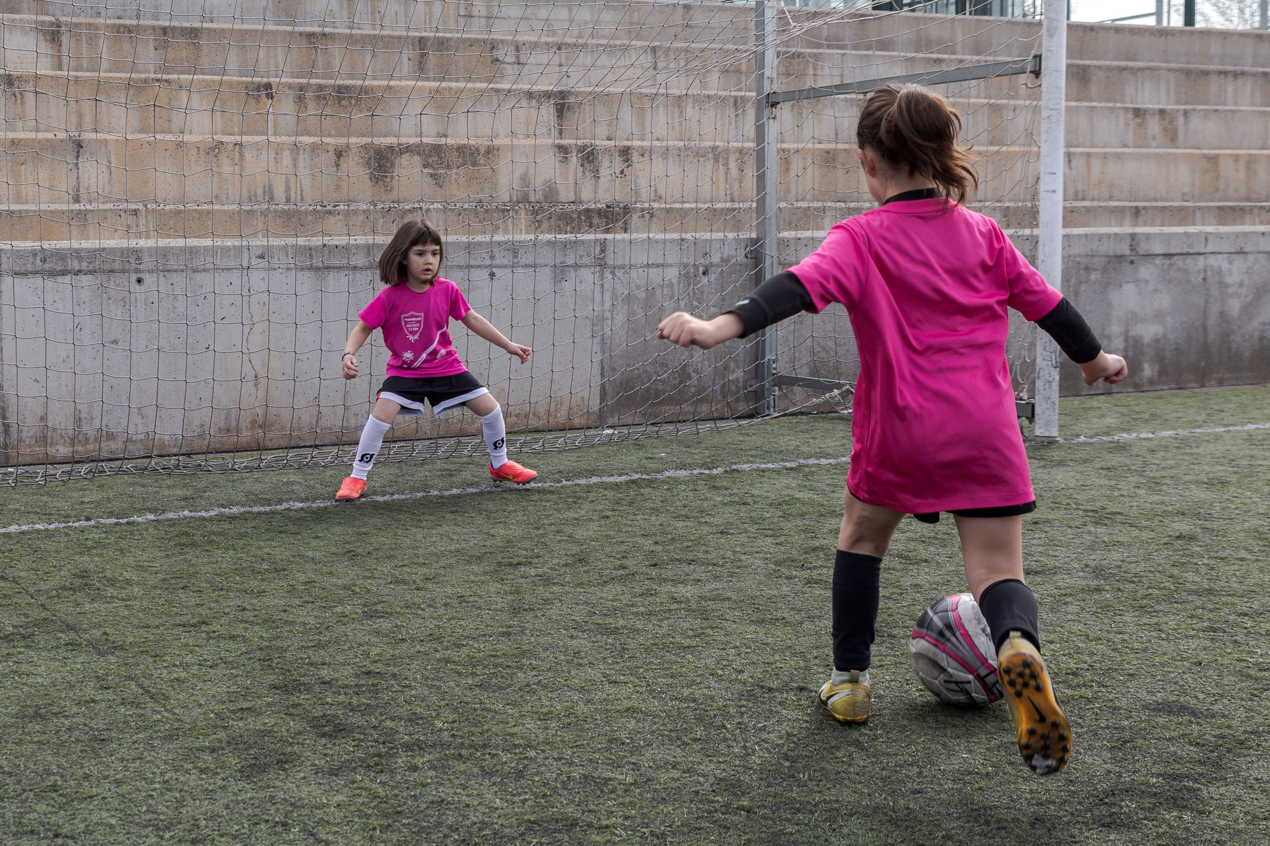 Una jornada de portes obertes del futbol femení del Jabac