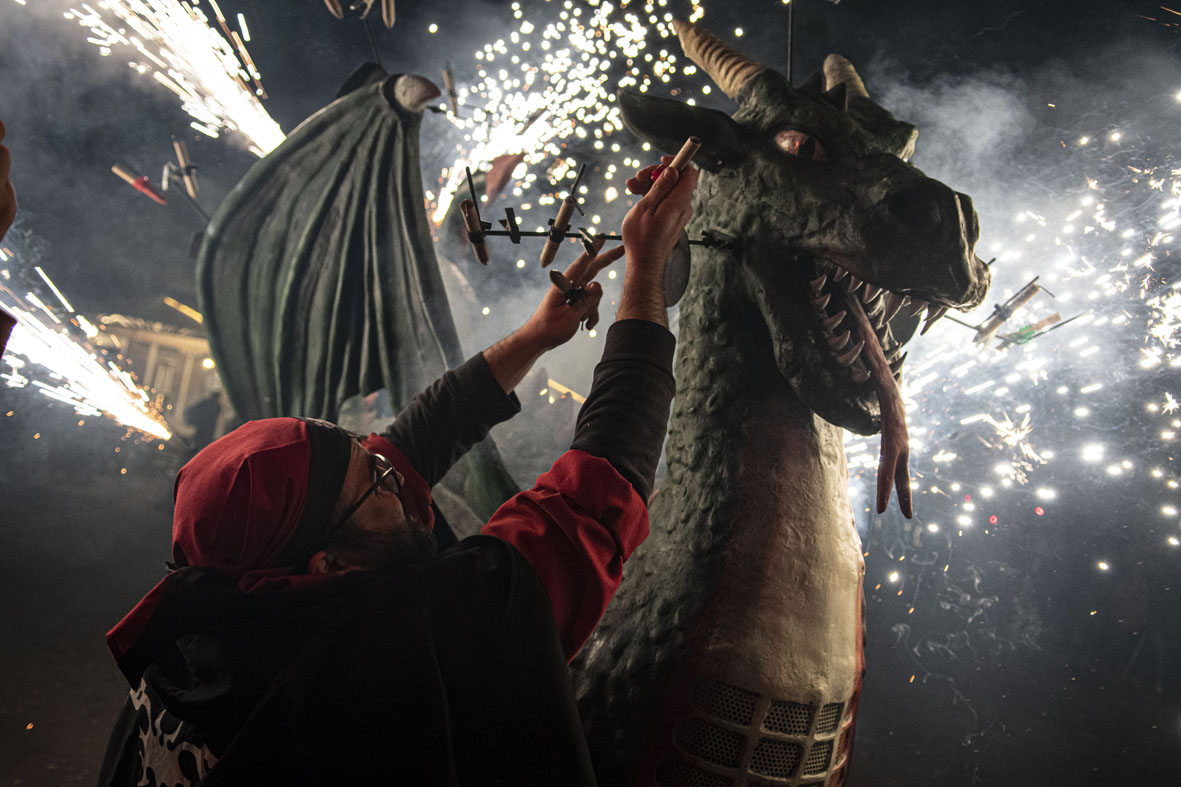 Diada del Drac Baluk i Diables de Ca n'Aurell