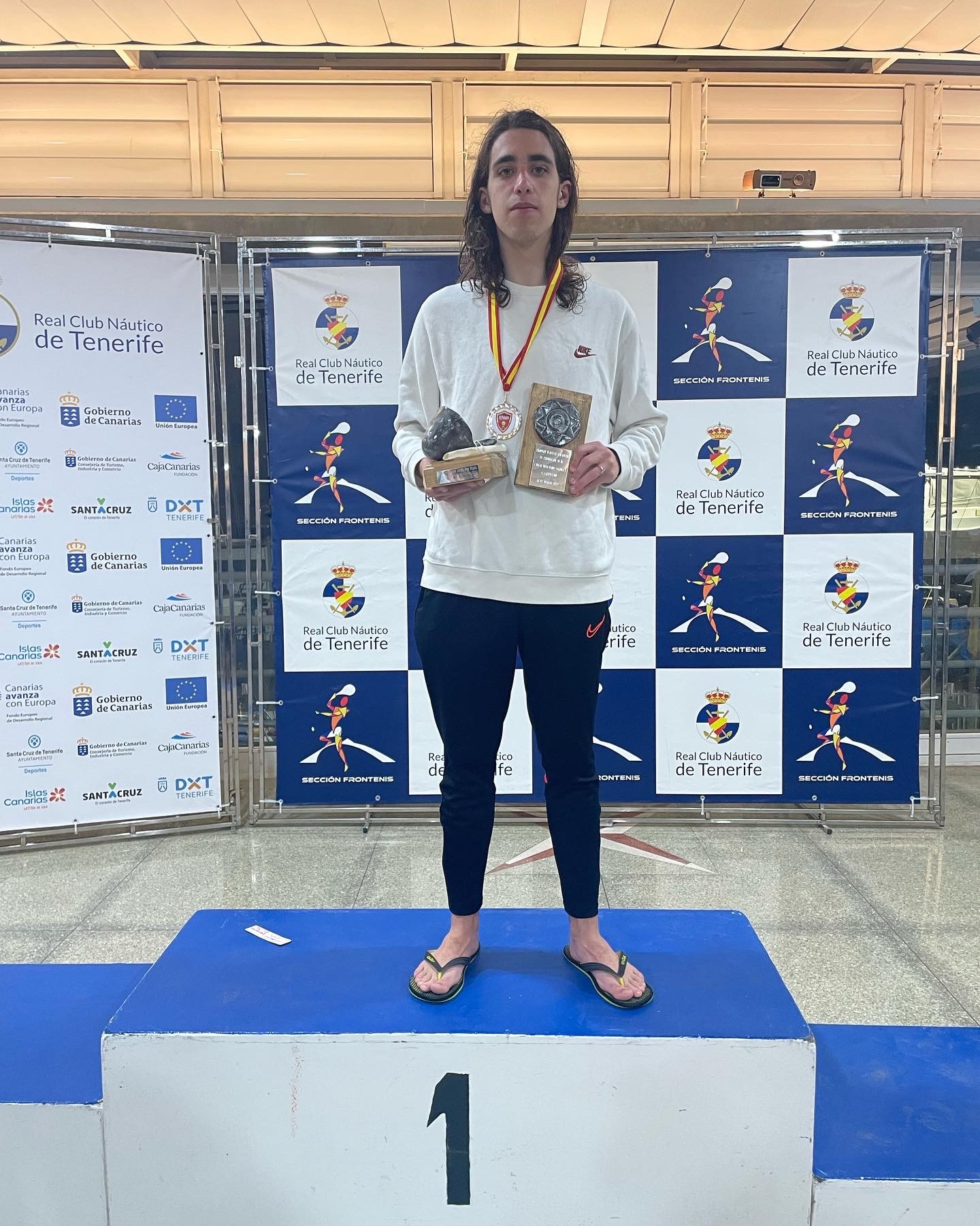 Biel Vaghi, campió del Màster Nacional cadet de frontennis