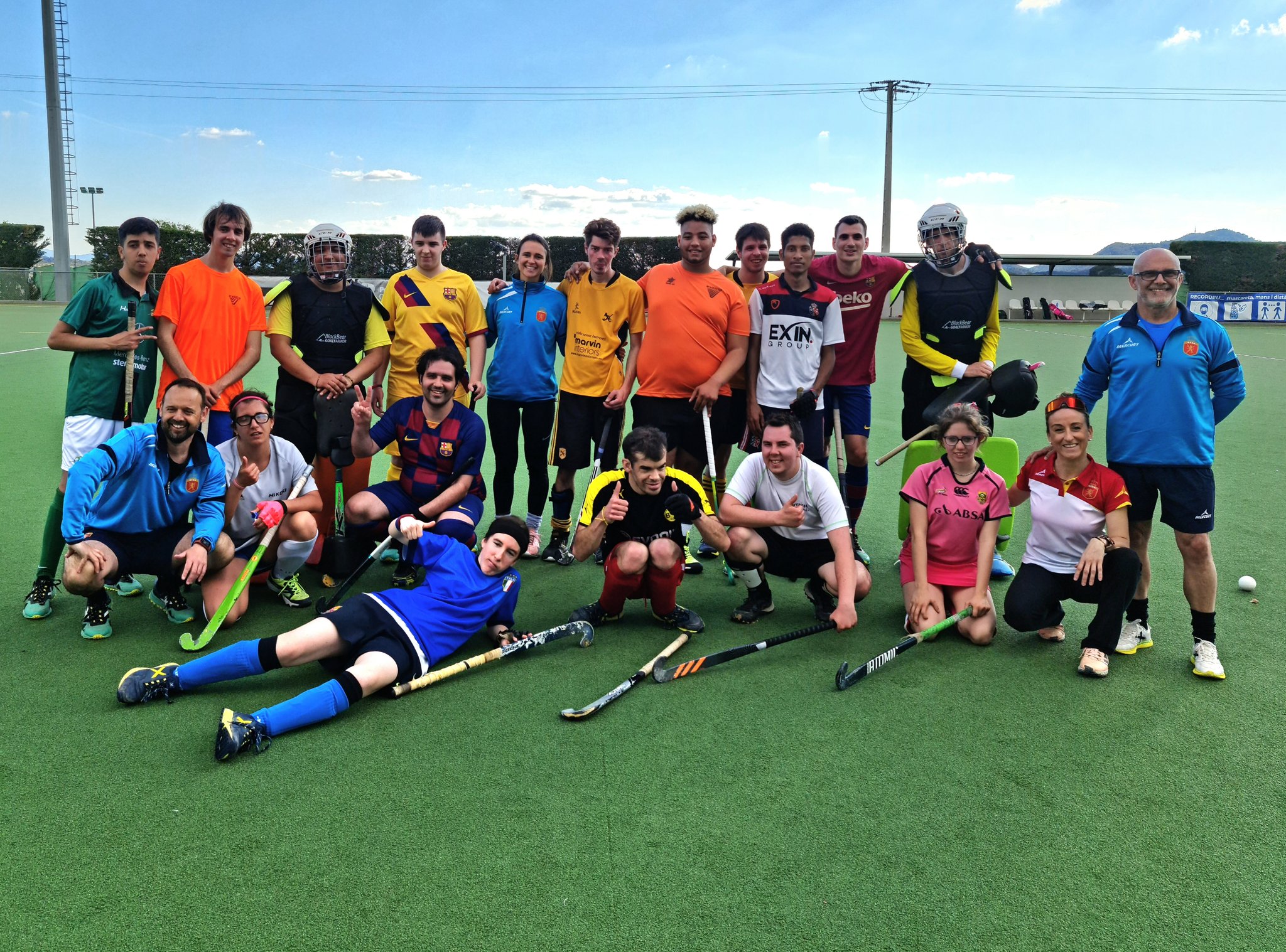 Cinc representants egarencs, als Special Olympics en hockey