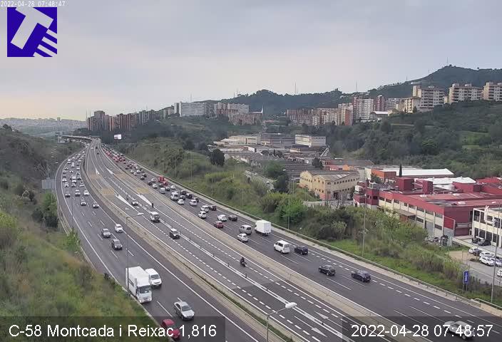 Circulació intensa en punts de la C-58, la B-30, l'AP-7 i la C-59