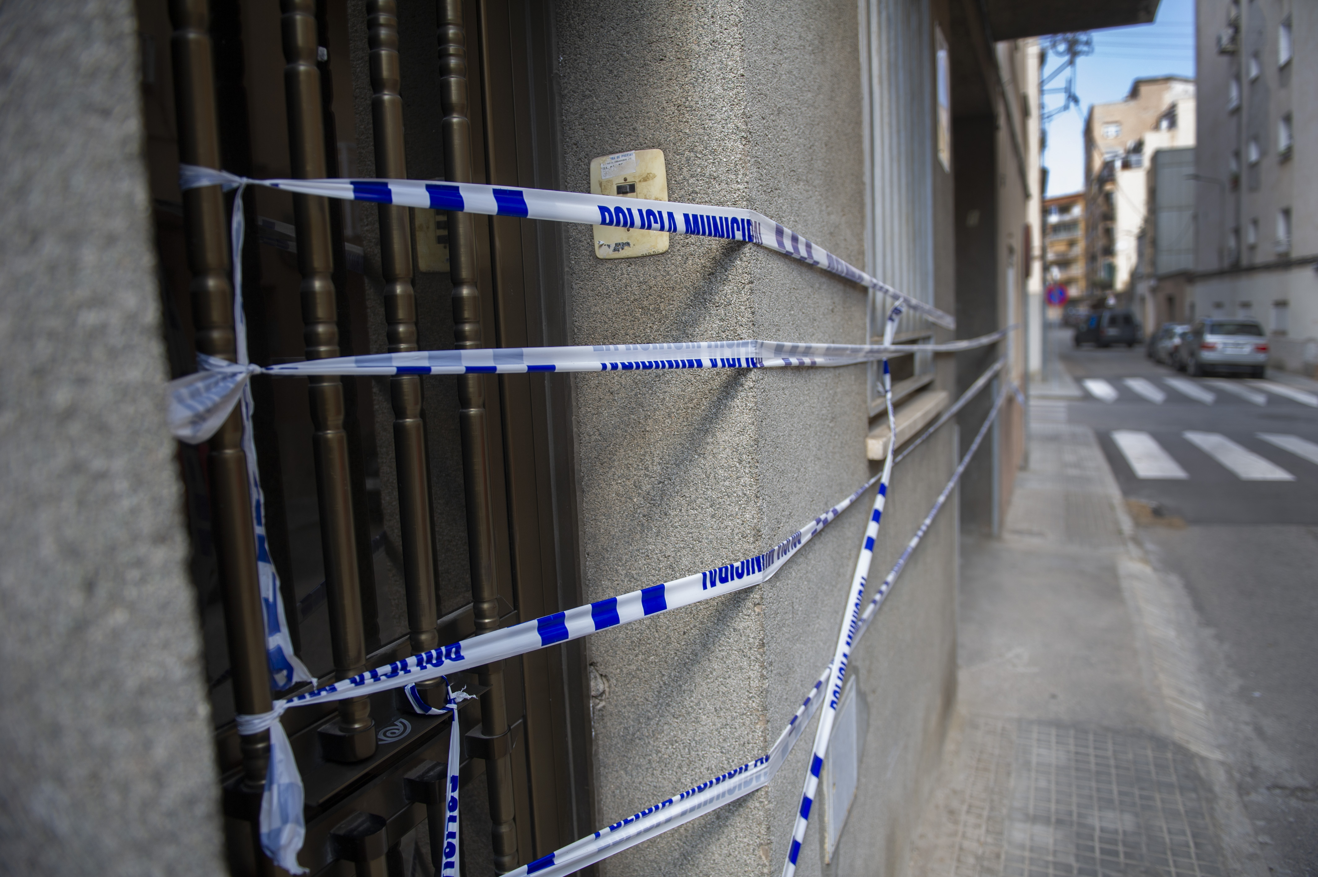 Ensorrament d'un edifici d'habitatges a Terrassa