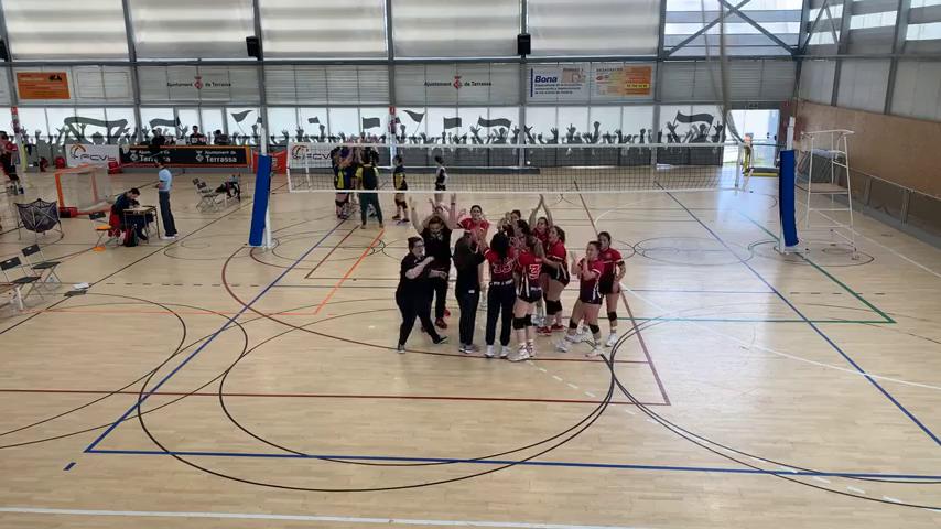 El Voleibol Terrassa té a tocar l'ascens a Segona Catalana femenina