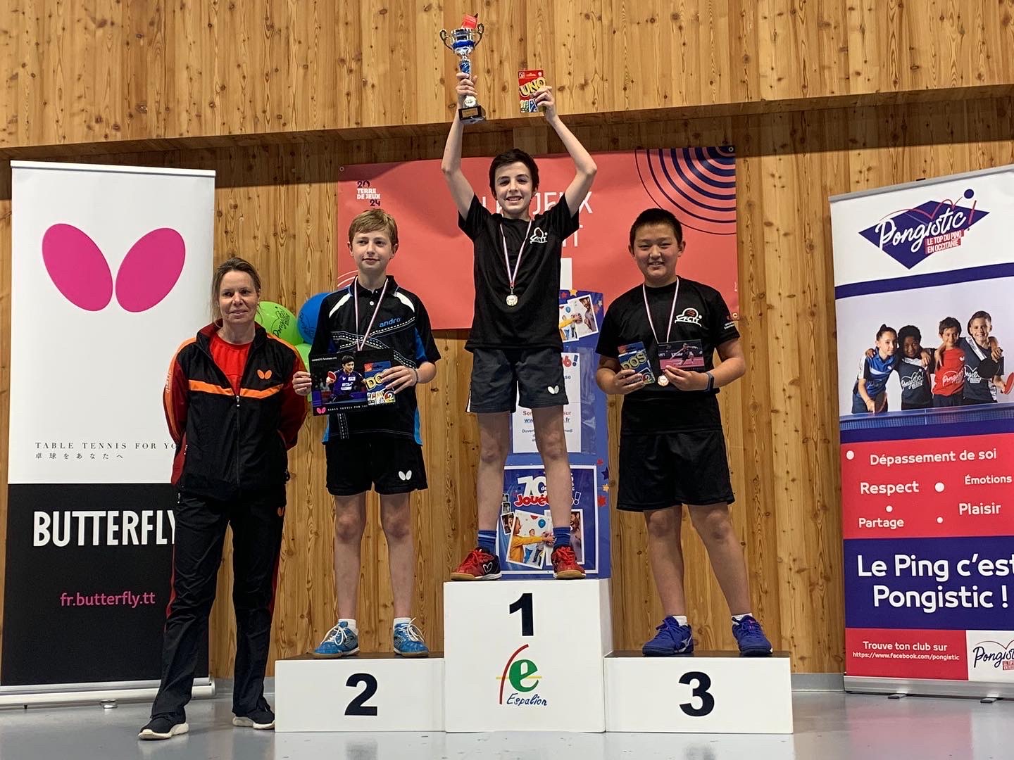 Joan Barberà guanya un trofeu internacional de tennis taula