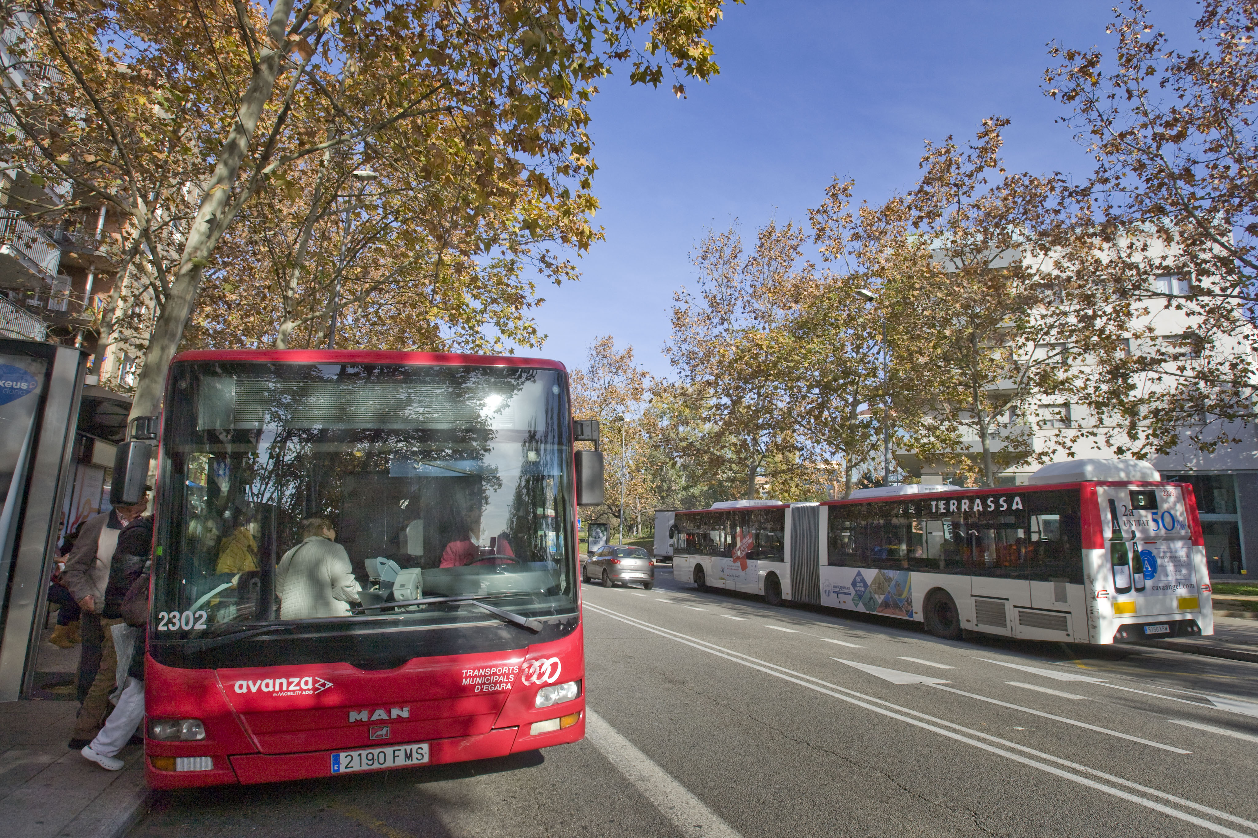 Un 66% de vehicles circularan a la vaga del bus