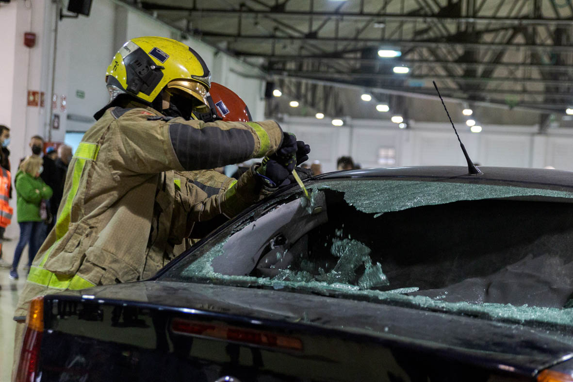 Bombers de Terrassa en el concurs de rescat