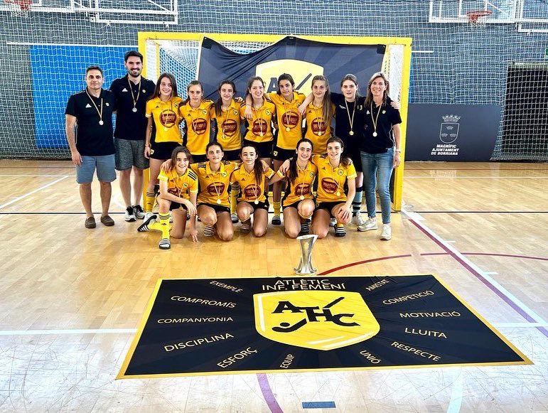 L'Atlètic infantil femení, campió d'Espanya de hockey sala