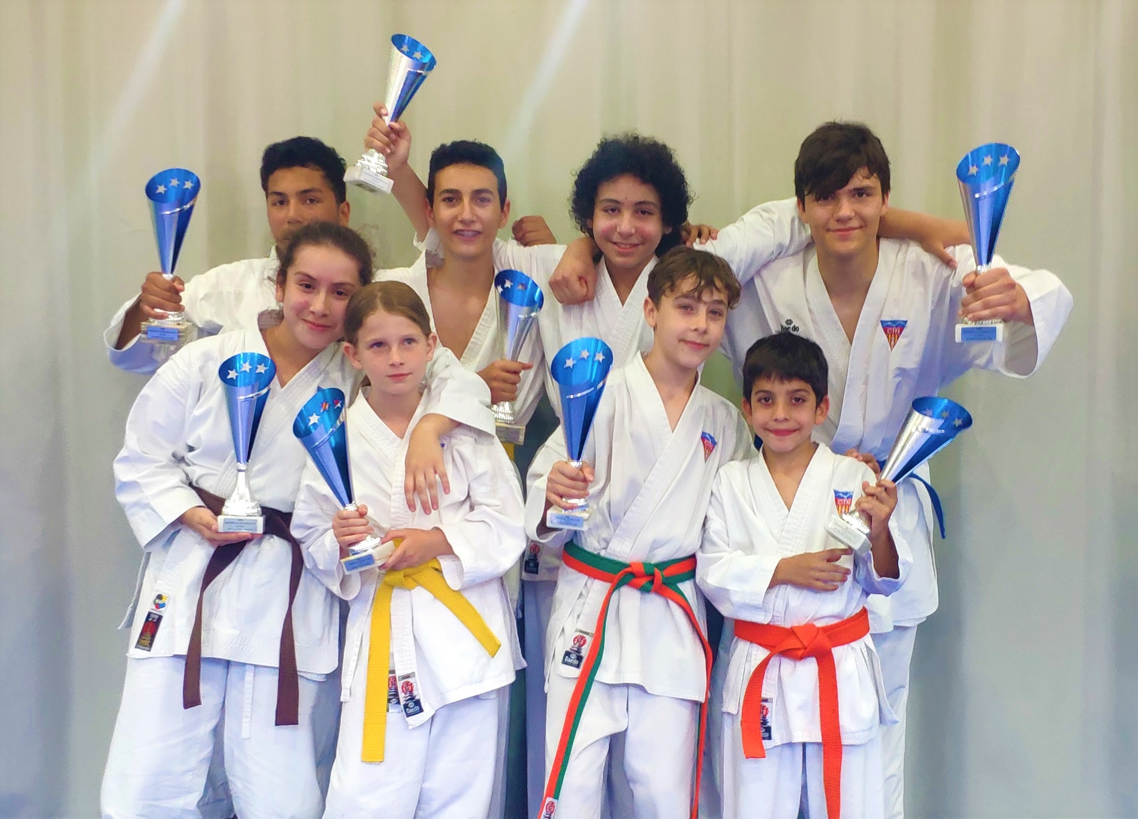 Vuit podis per al CN Terrassa en el Campionat de Catalunya de Kyus