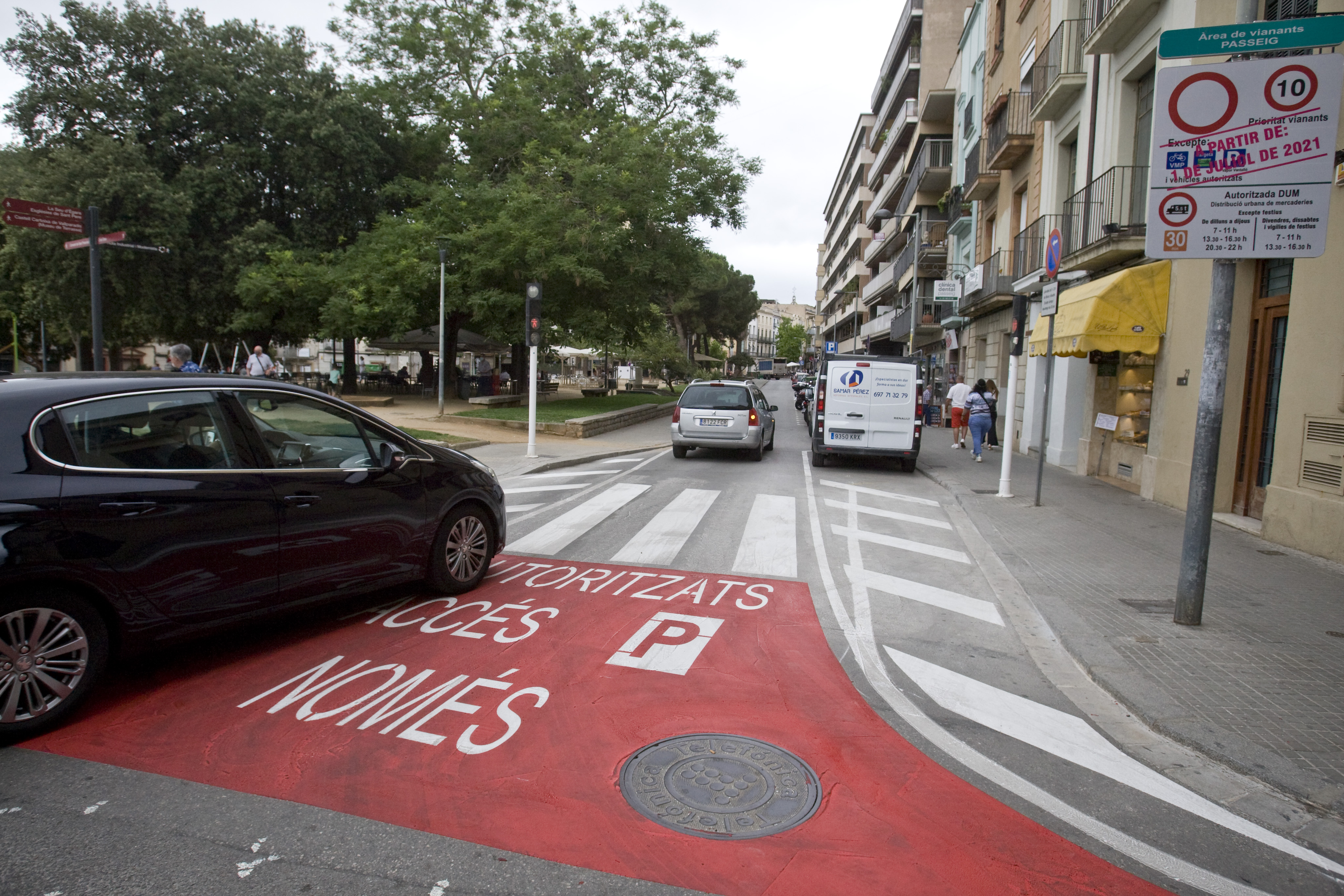 Nova pròrroga per a les multes de la zona de vianants