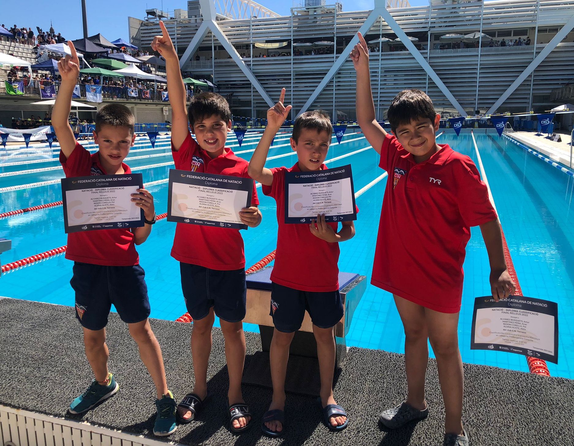 Gran actuació del CN Terrassa a les finals de relleus