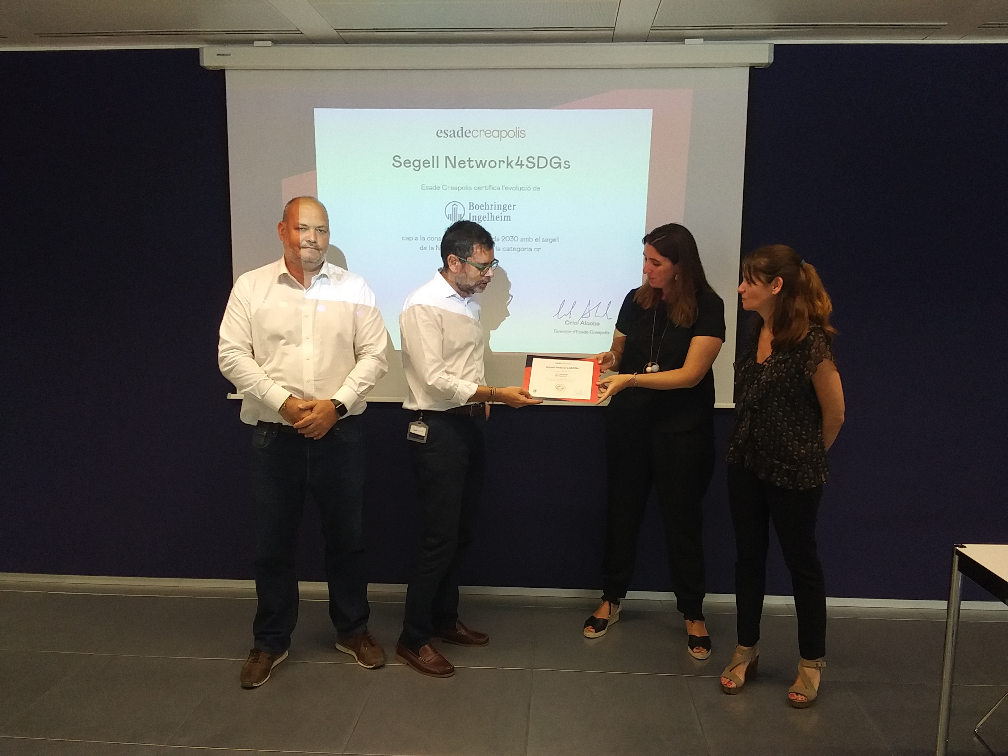 Esade Creapolis reconeix Boehringer Ingleheim pel seu compromís mediambiental