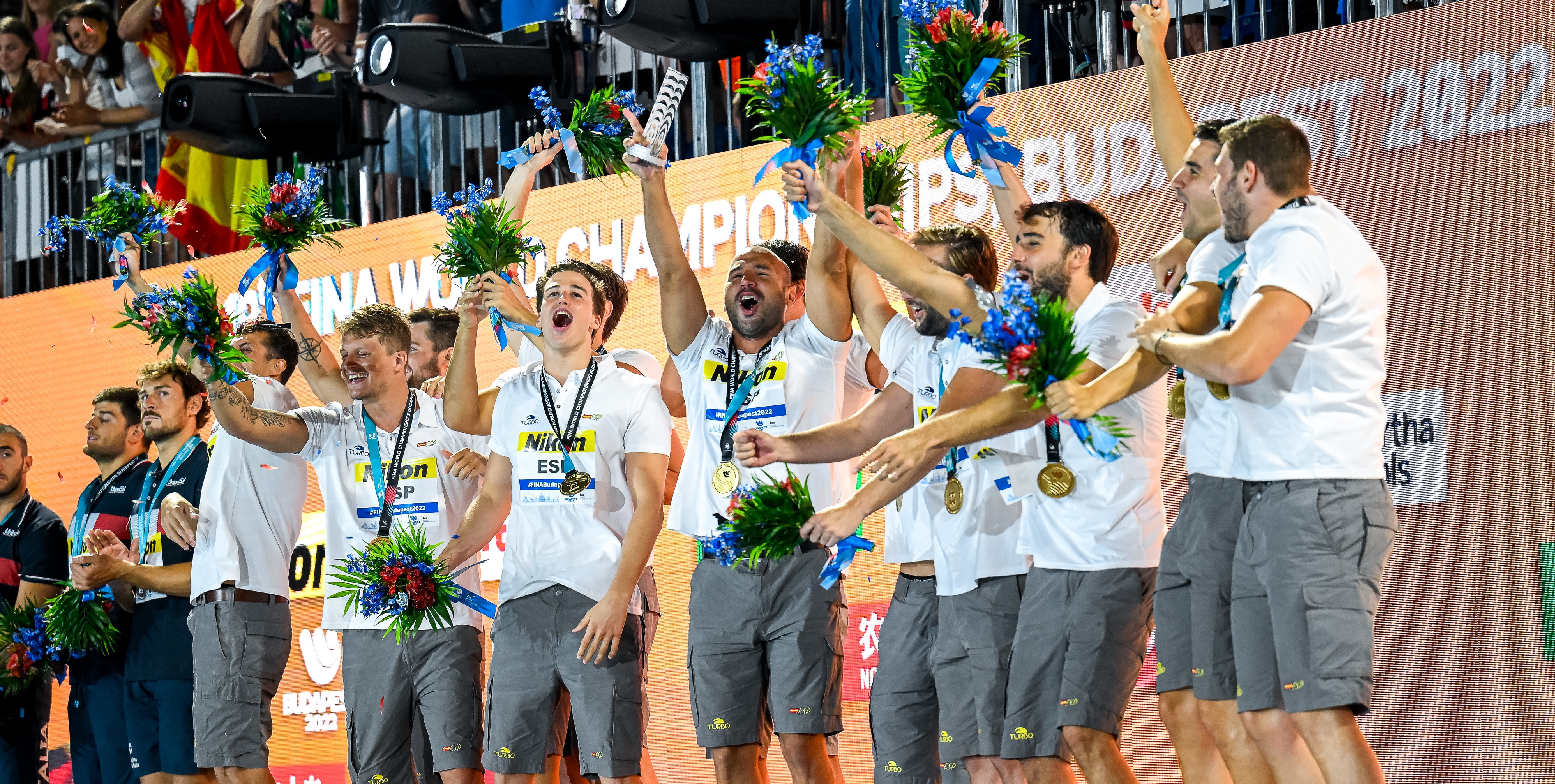 Granados i Sanahuja, campions del món de waterpolo