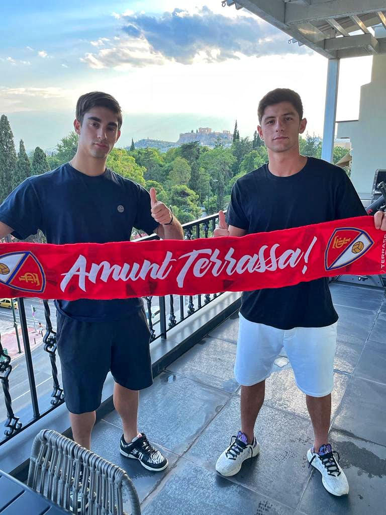 El Terrassa FC incorpora dos joves futbolistes grecs