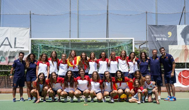 La selecció femenina sub-16, plata al 8 Nacions