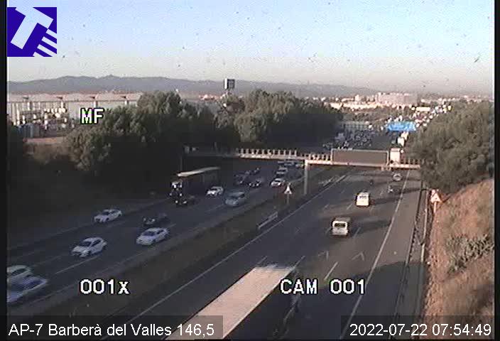 Retencions a la C-58, l'AP-7 i la B-30 i retards a l'R4 de Rodalies