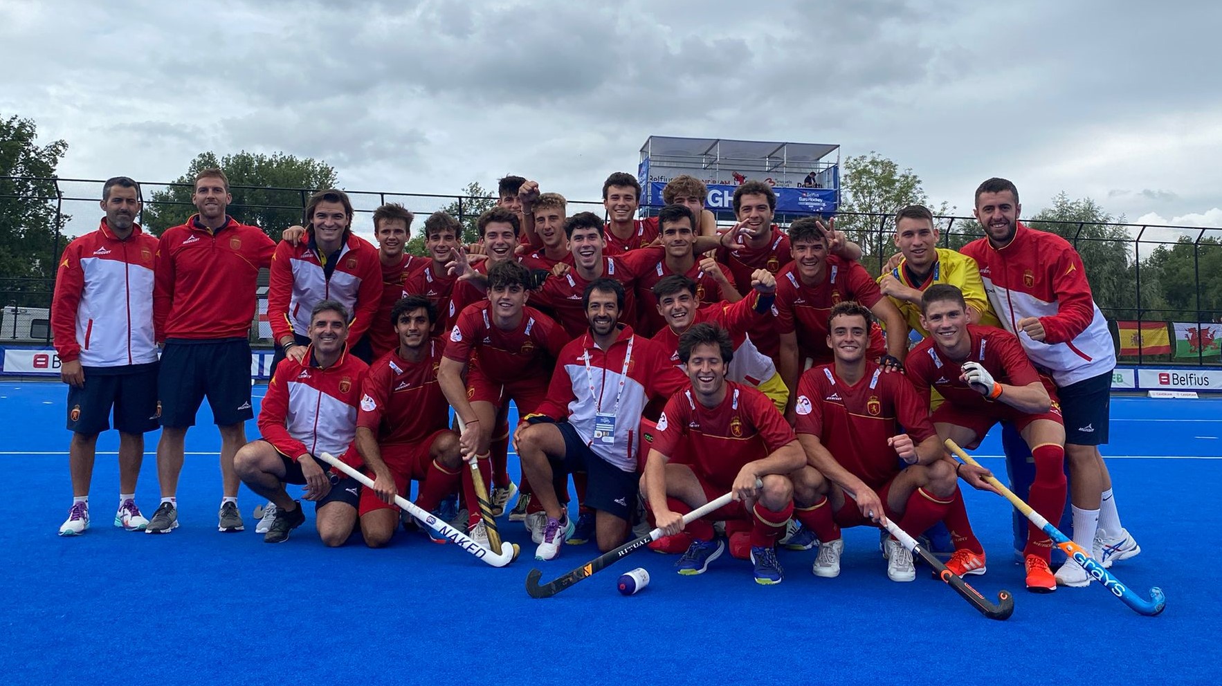 La selecció masculina sub-21 goleja Escòcia