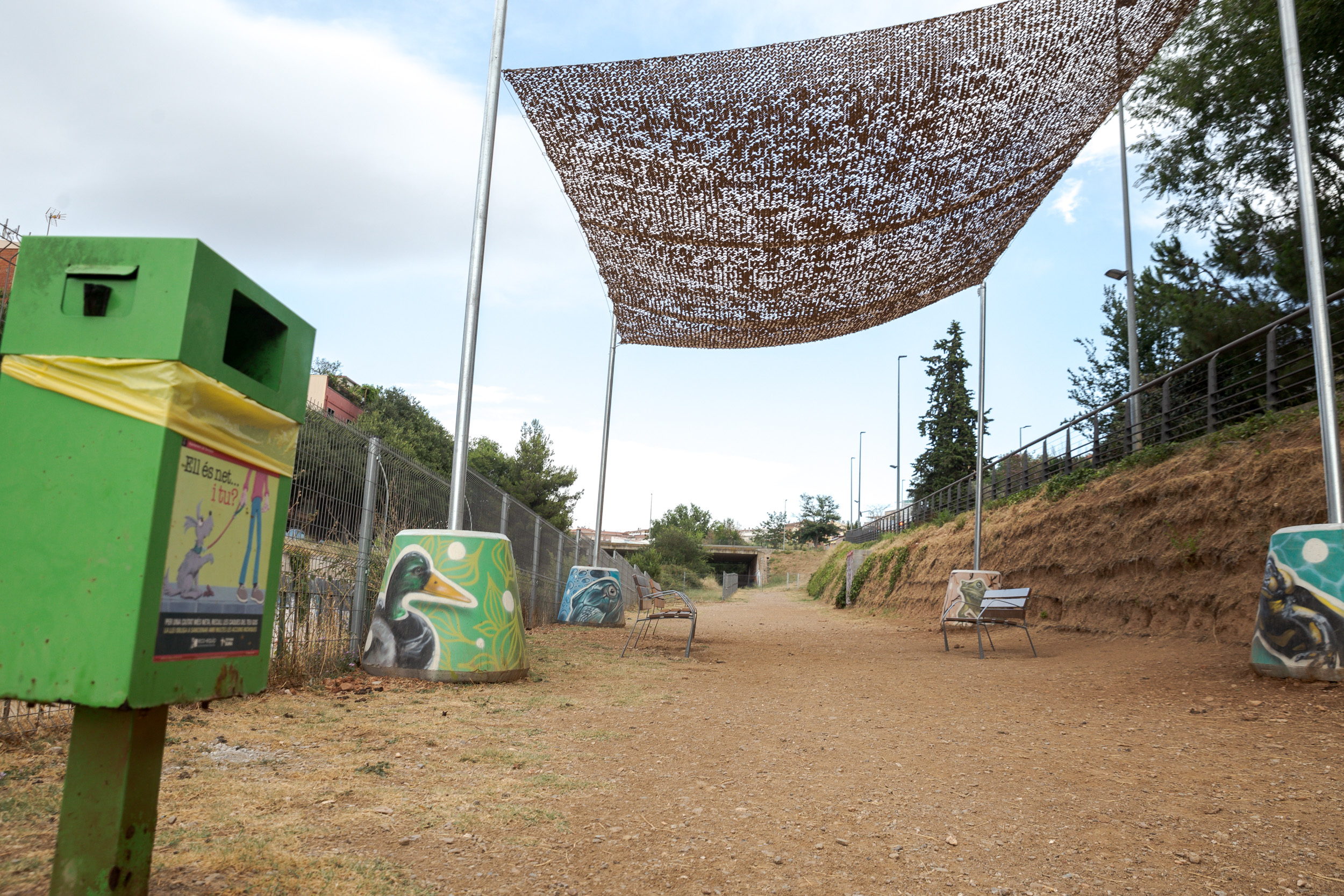 Una pèrgola per a un pipicà de Terrassa
