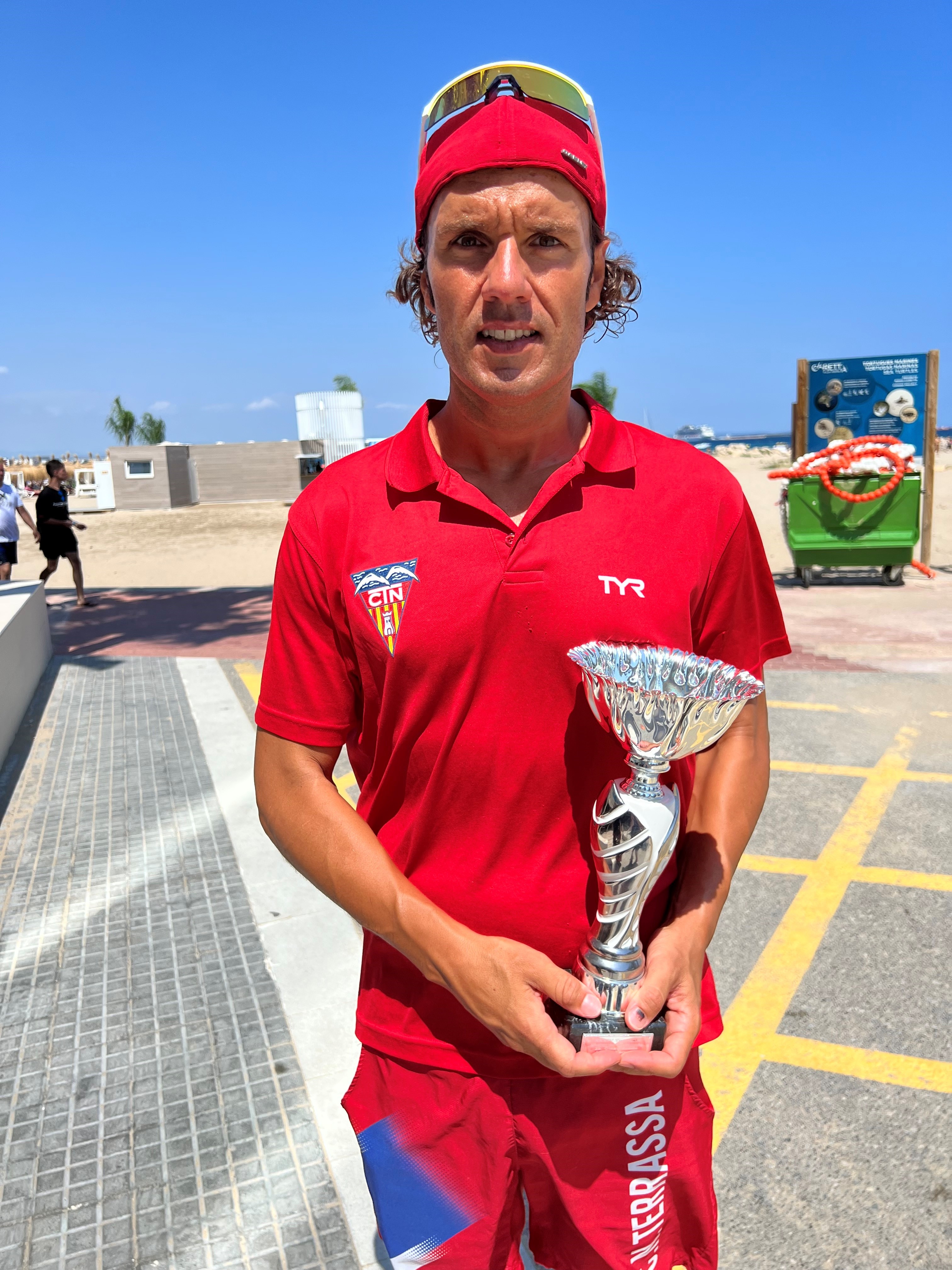 Mario Guillén, segon a la Travessia a la Platja de la Pineda